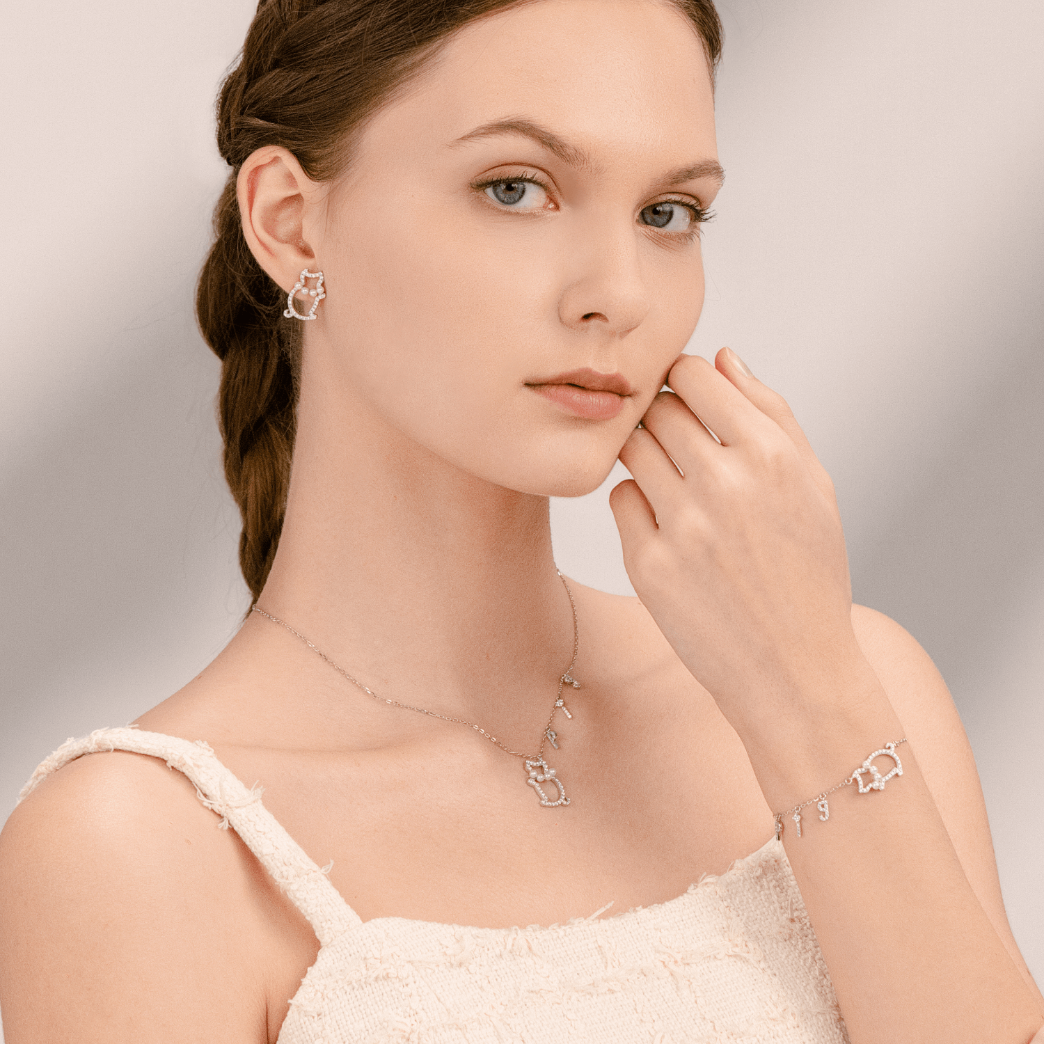Piggy Pave Bracelet