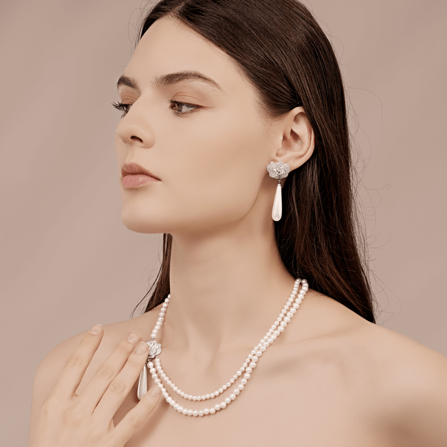 Camellia Drop Earrings