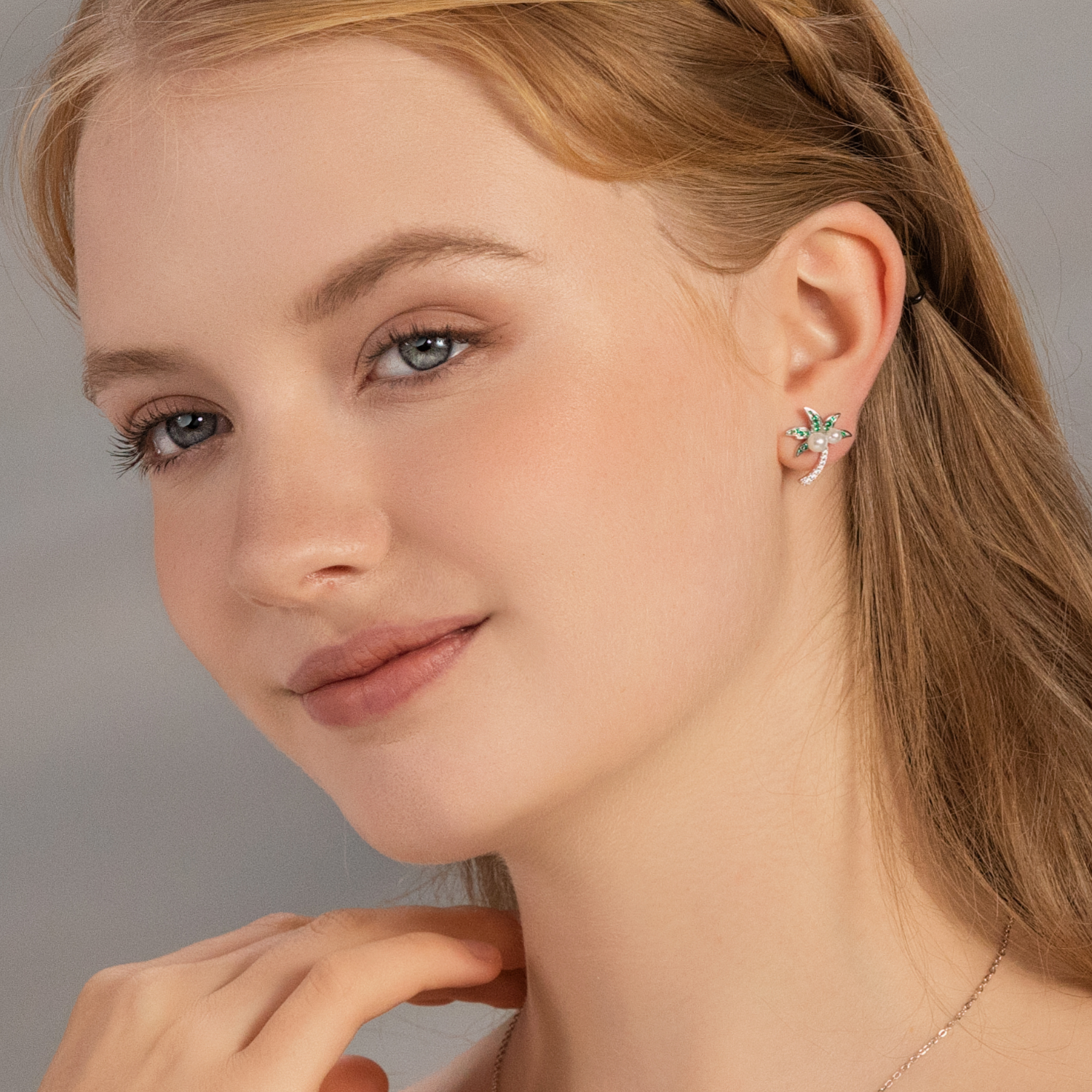 Coconut Tree Stud Earrings