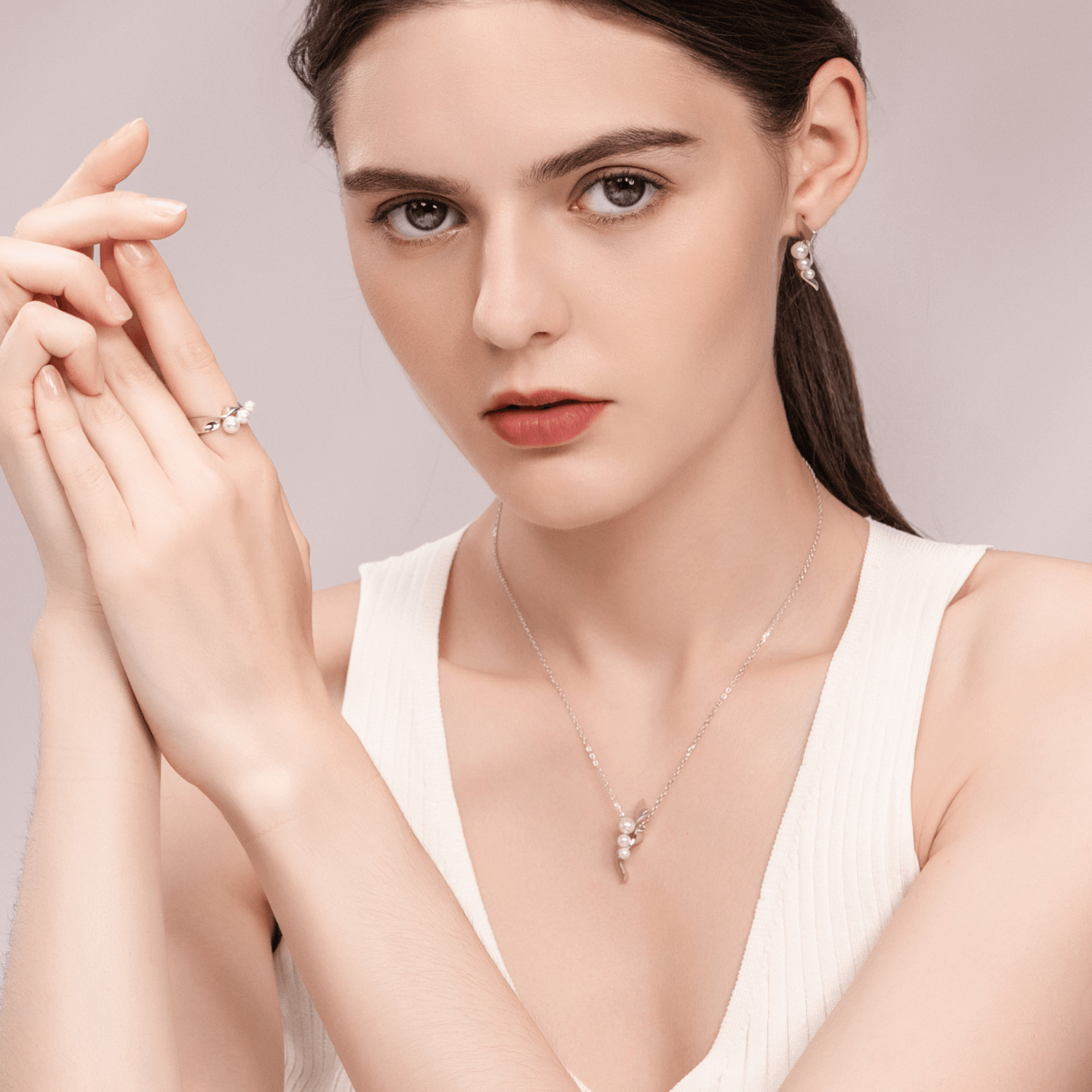 Ocean Wave Pendant Necklace