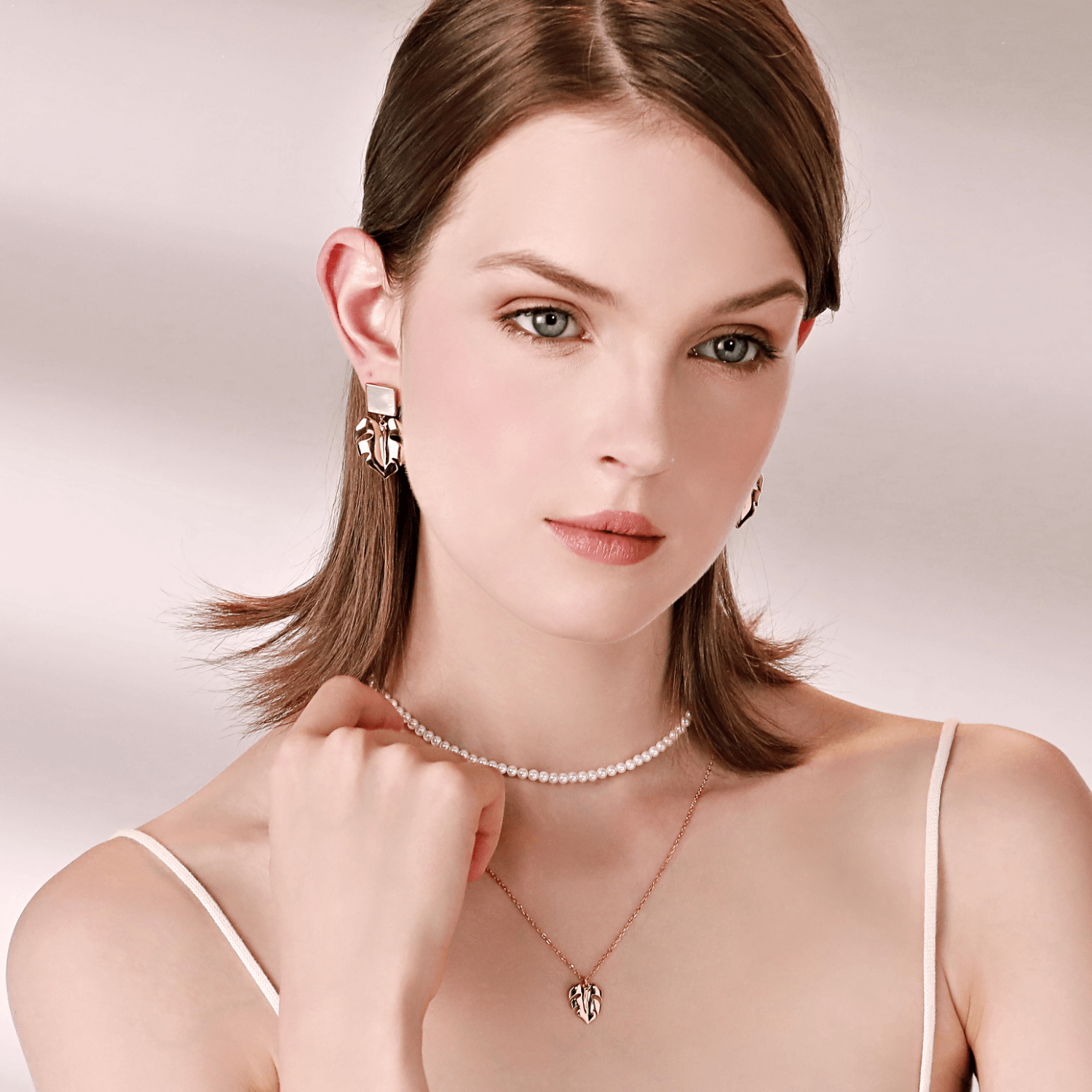 Monstera Layered Necklace