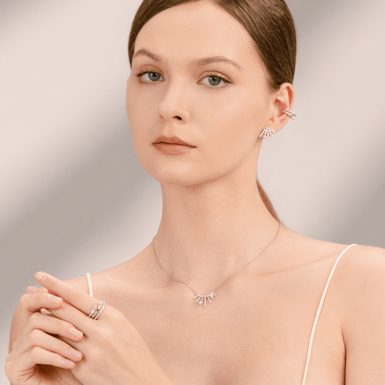Sun Pave Ring