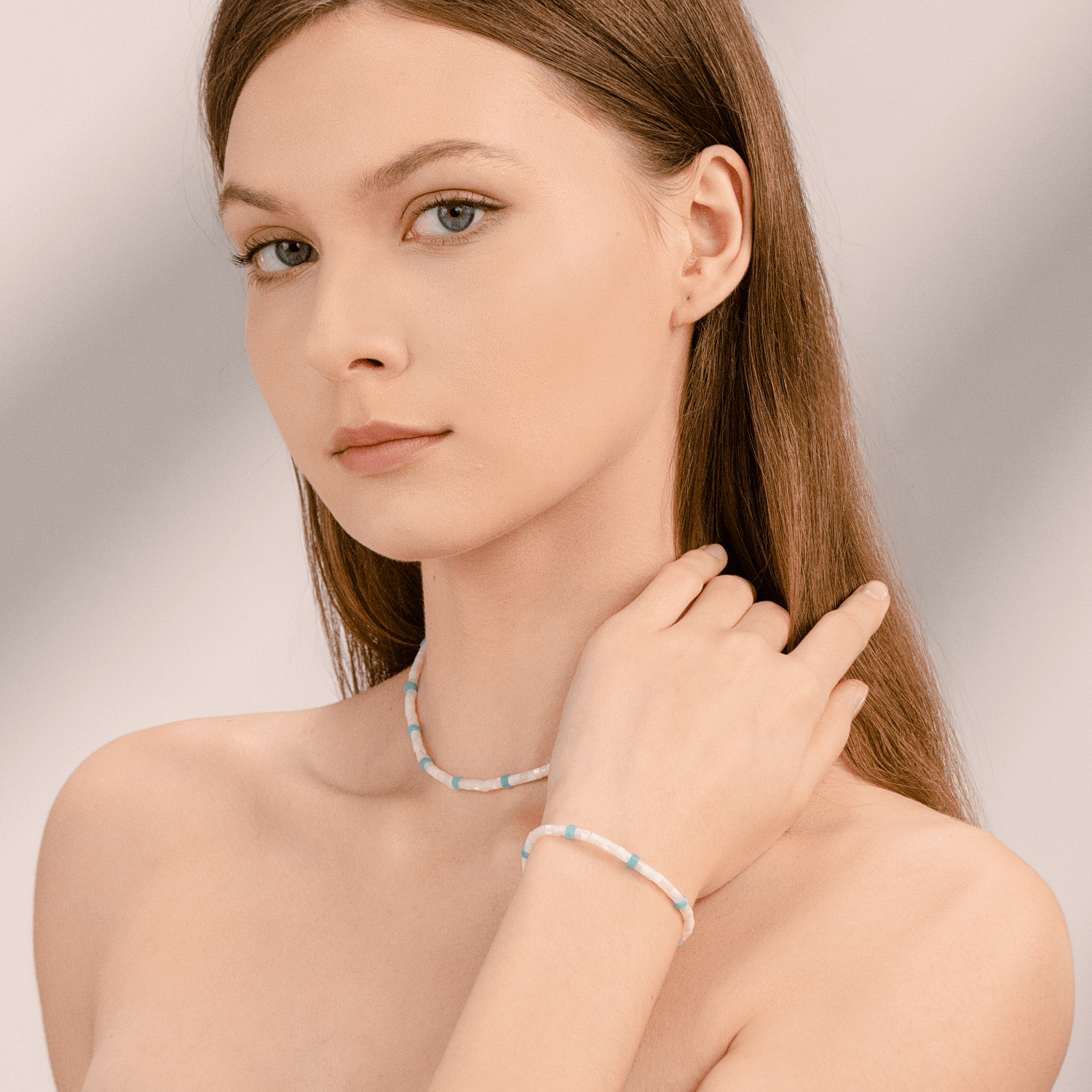 Moon Lake Beaded Bracelet (Spaced)