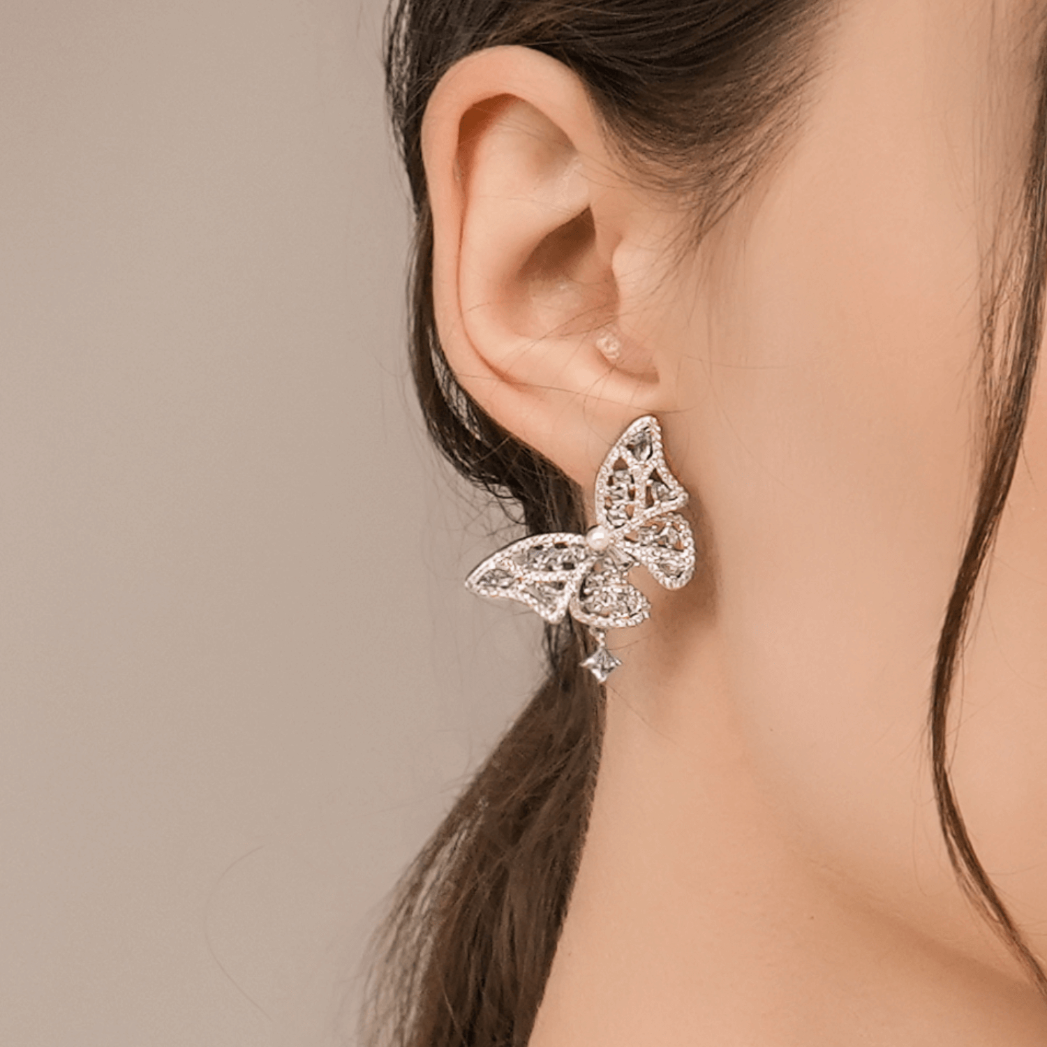 Colorful Butterfly Stud Earrings