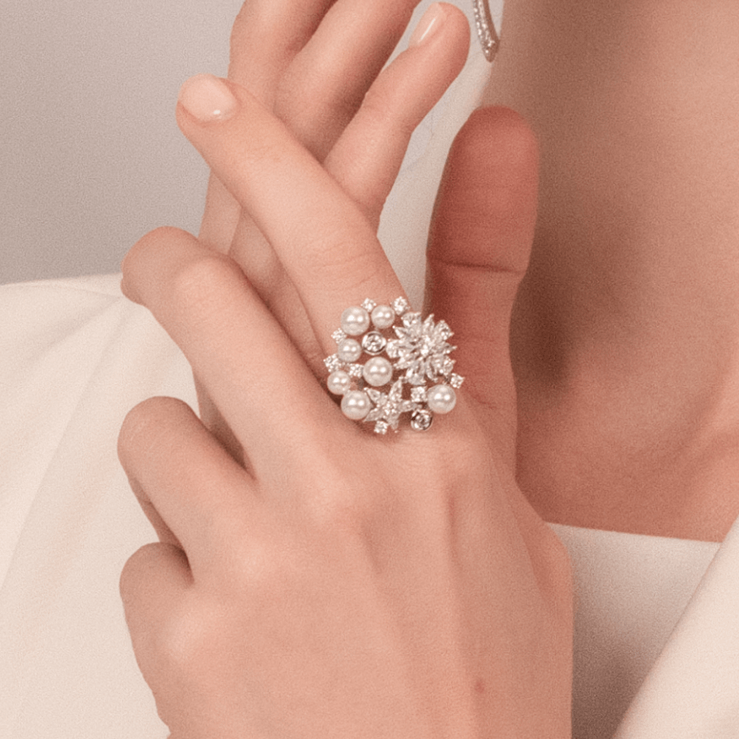 Bouquet Inlaid Ring