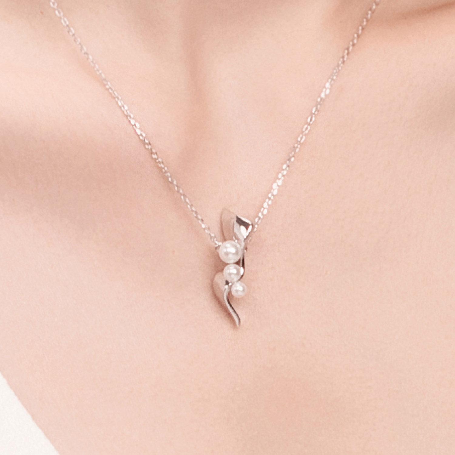 Ocean Wave Pendant Necklace