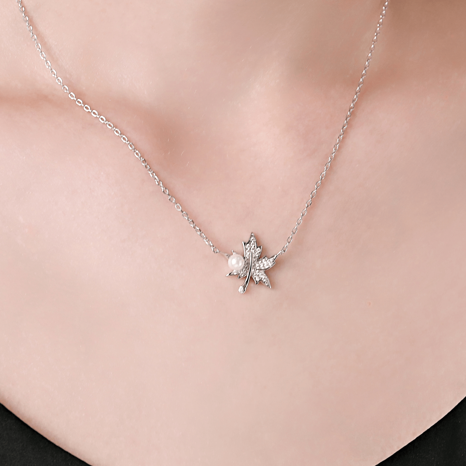Maple Leaf Pendant Necklace