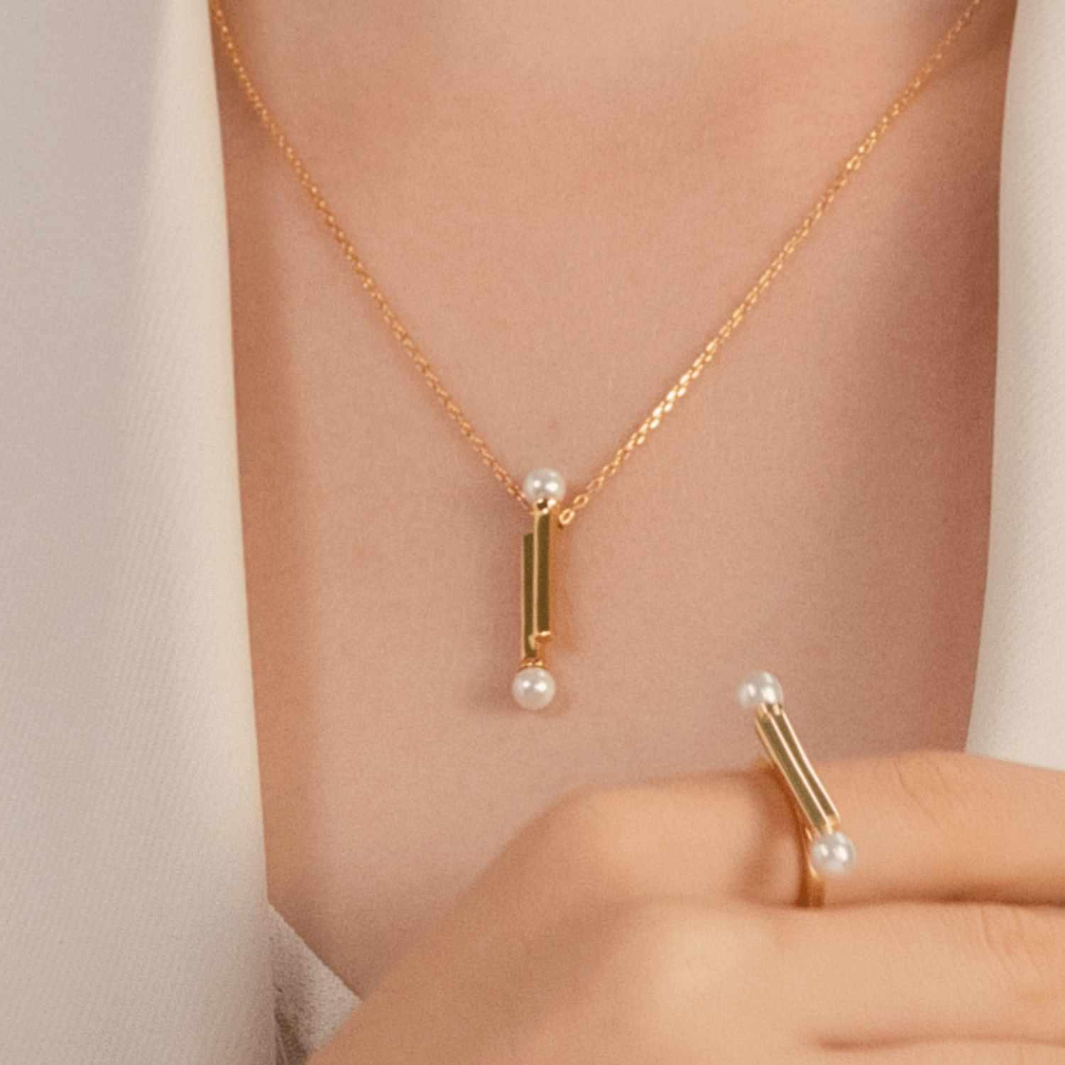 Matchstick Pendant Necklace