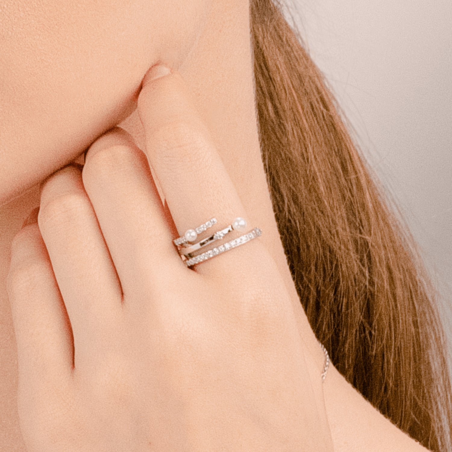 Sun Pave Ring