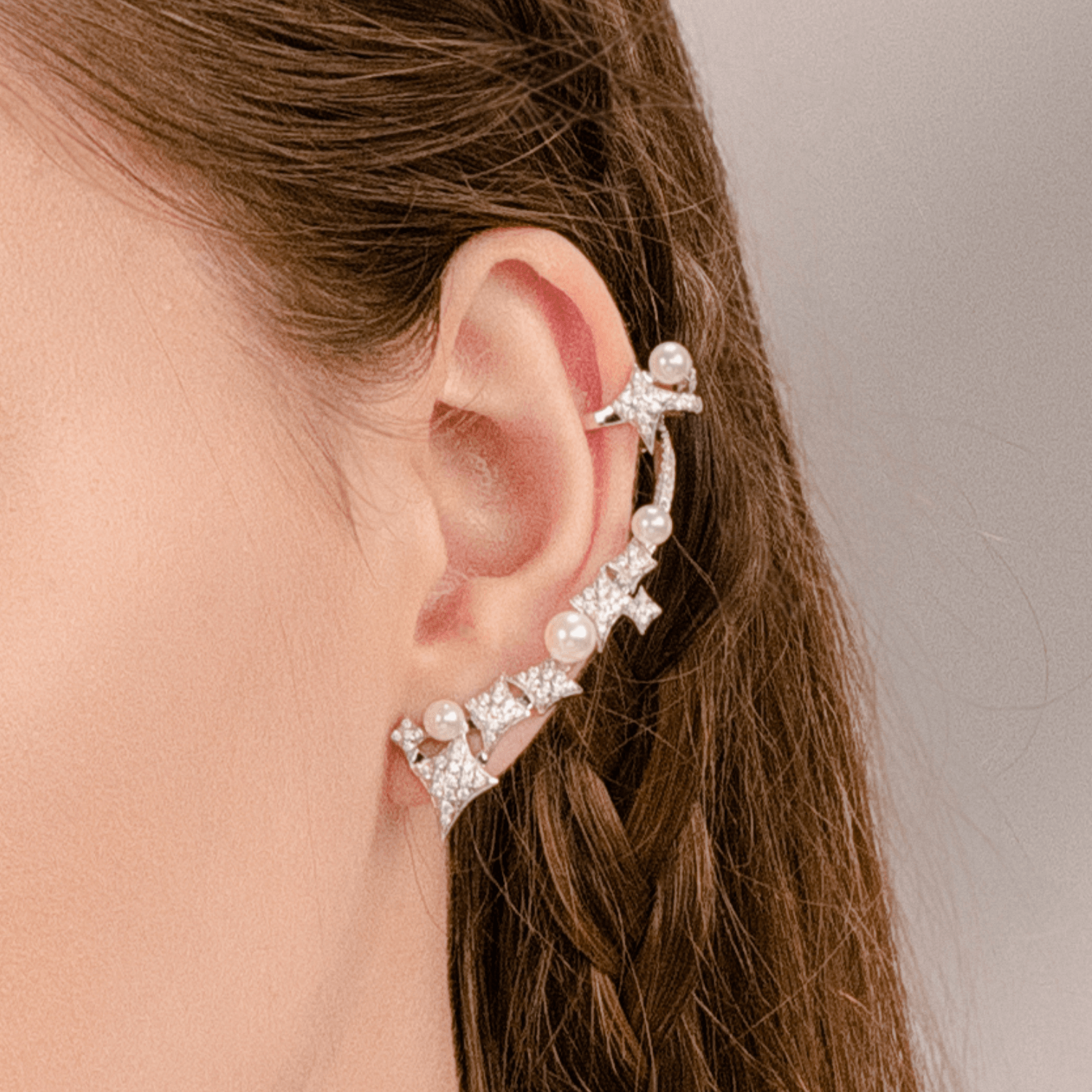 Stars Asymmetric Earrings