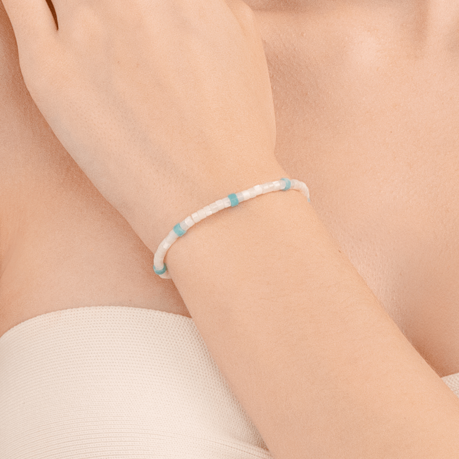 Moon Lake Beaded Bracelet (Spaced)