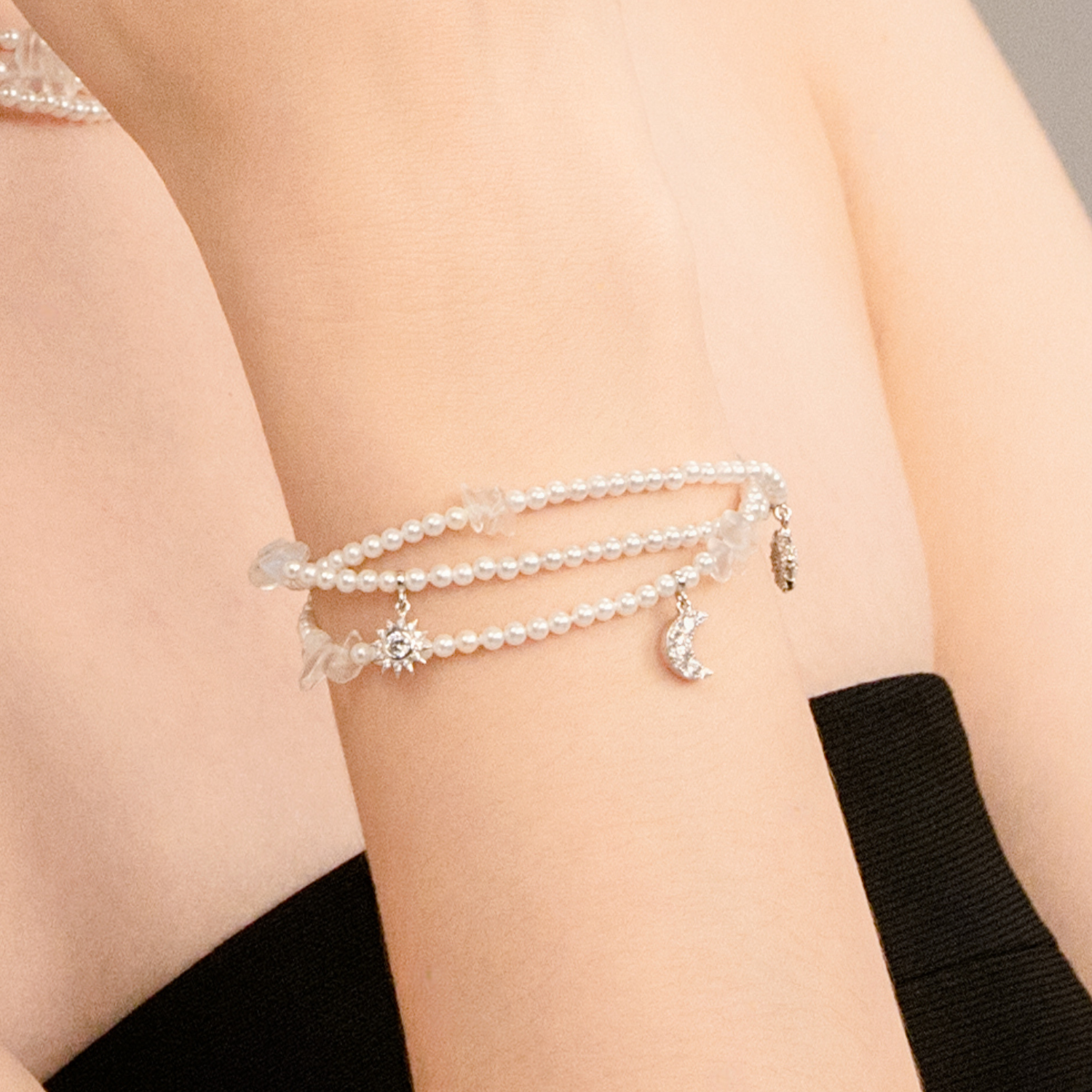 Moon Beaded Bracelet (Soluna)