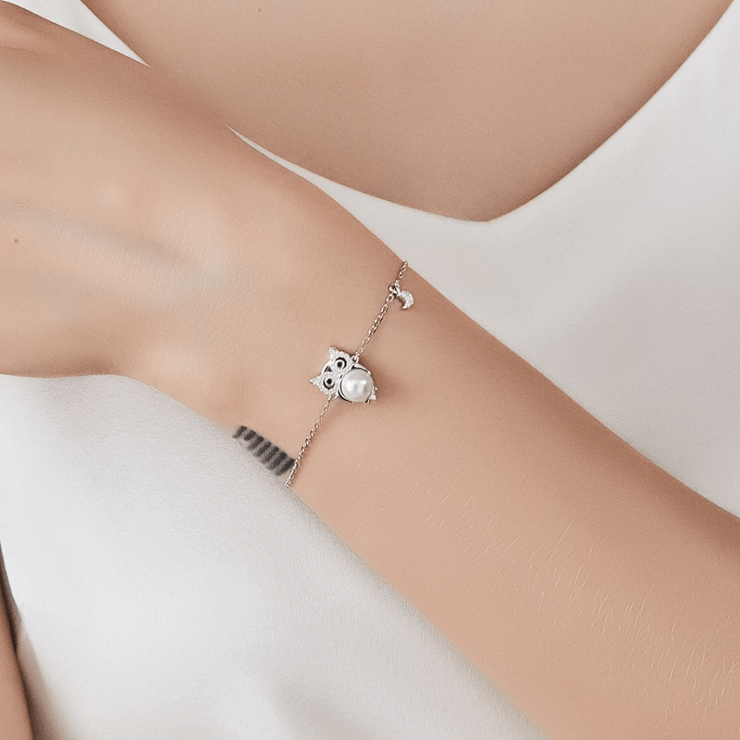 Owl Pave Bracelet
