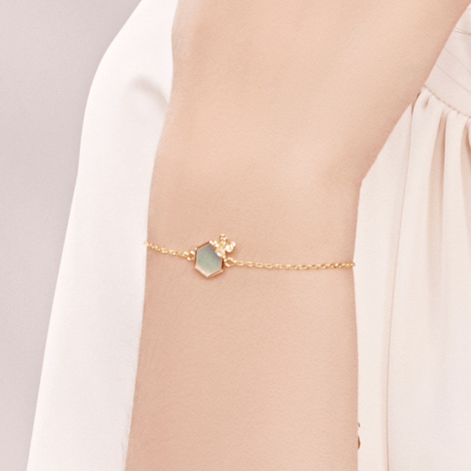 Honeycomb Pave Bracelet