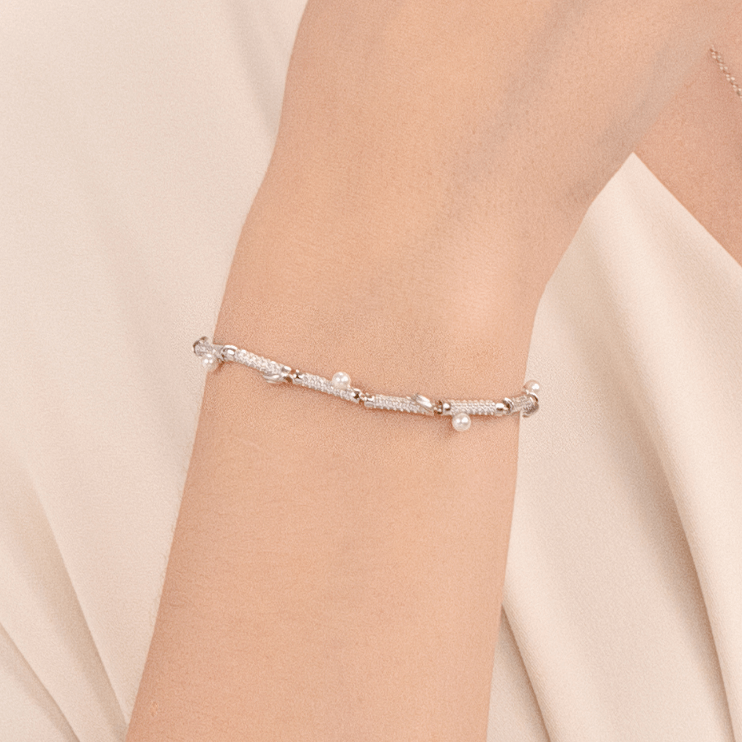 Bamboo Pave Bracelet