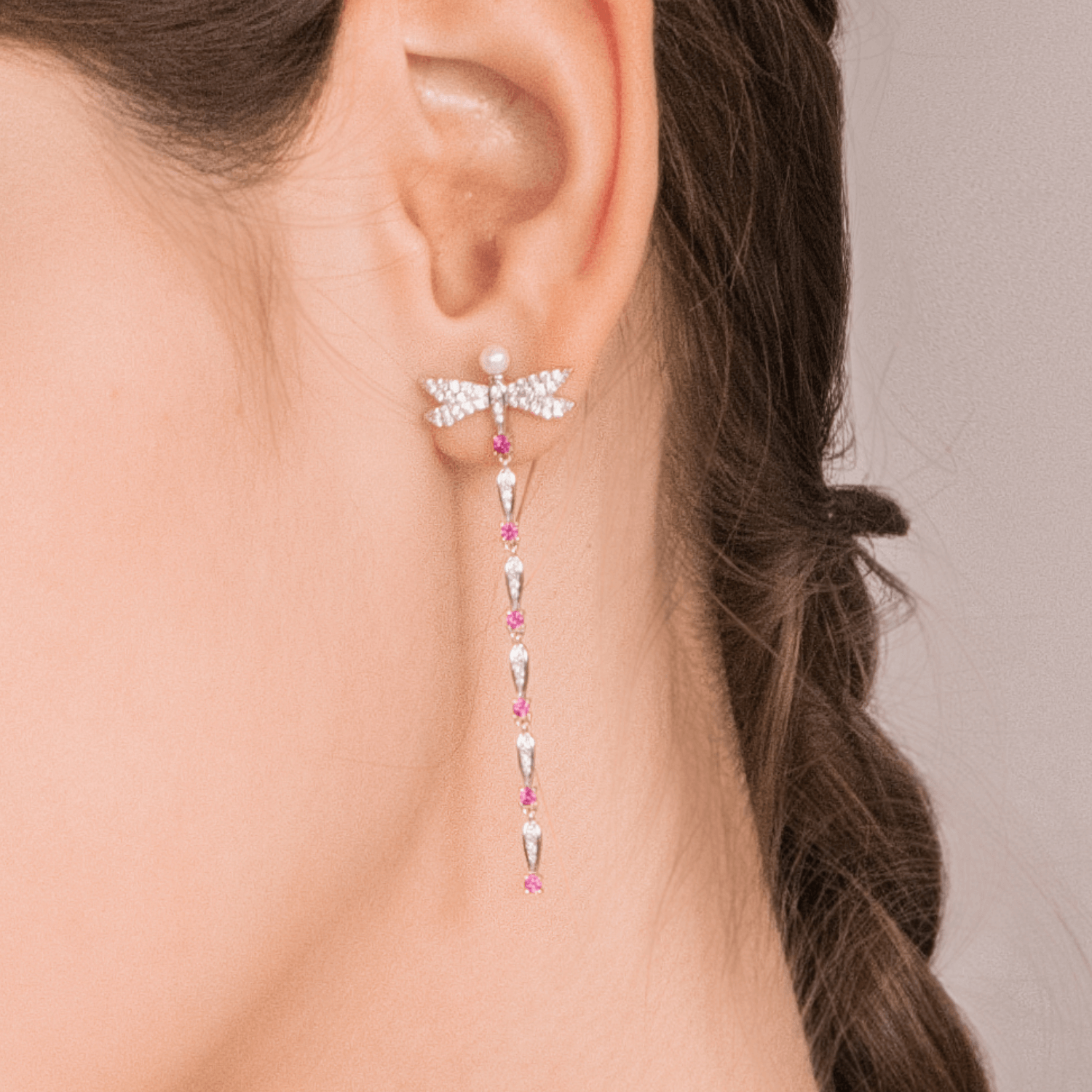 Dragonfly Drop Earrings