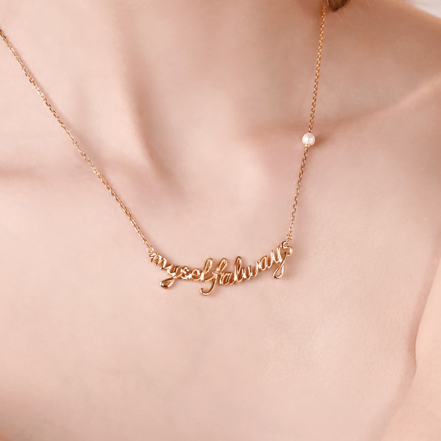 Myself Always Pendant Necklace