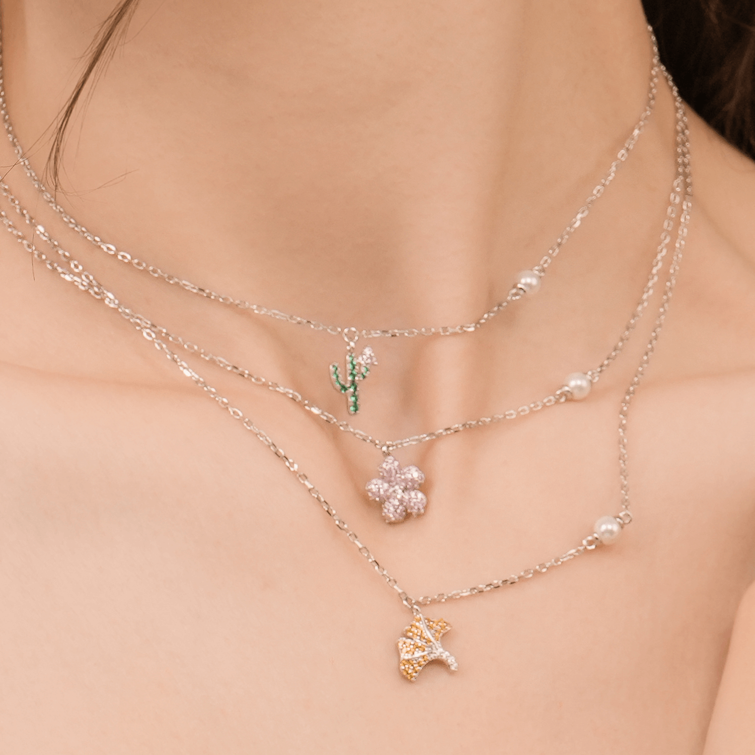 Little Garden Pendant Necklace