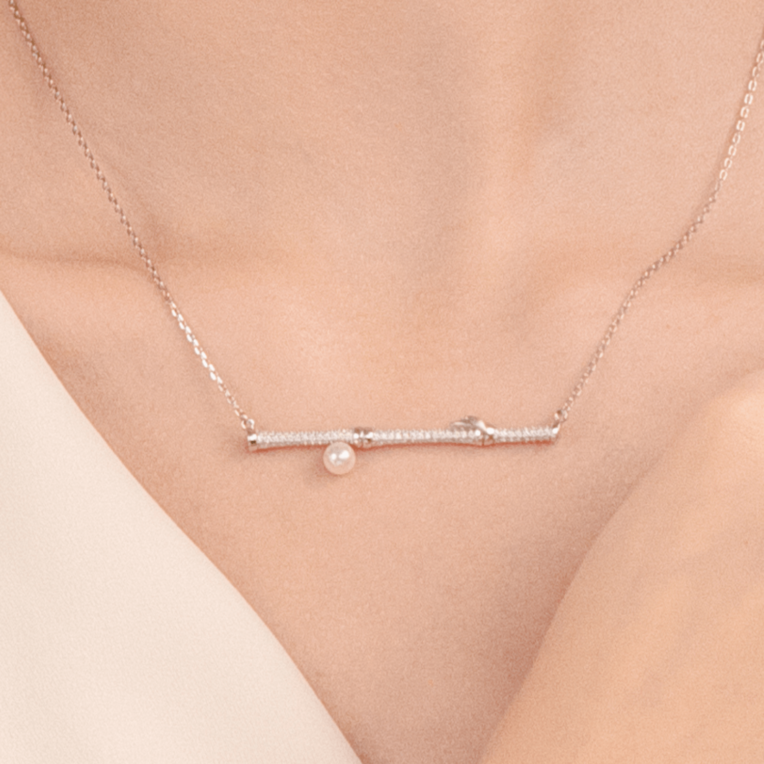 Bamboo Pendant Necklace
