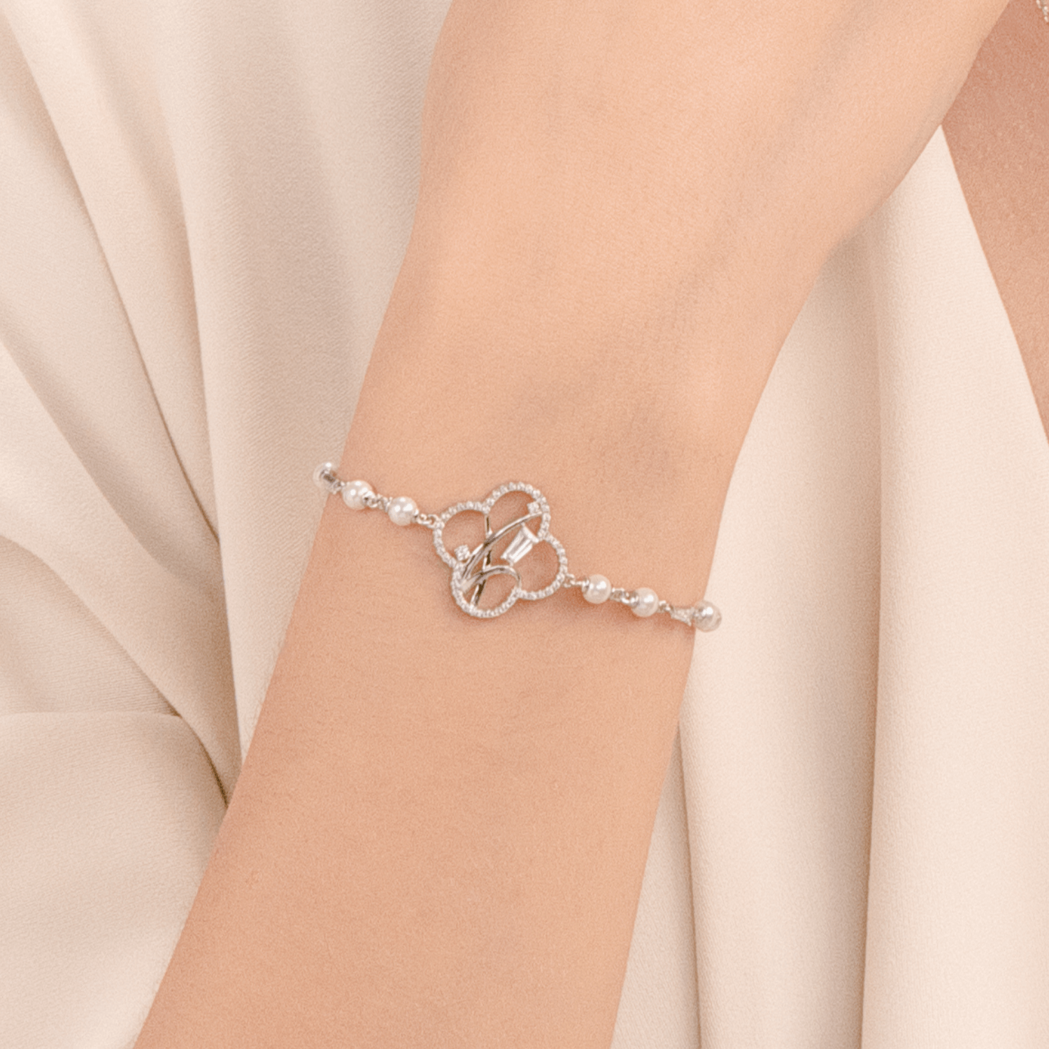 Orchid Pave Bracelet