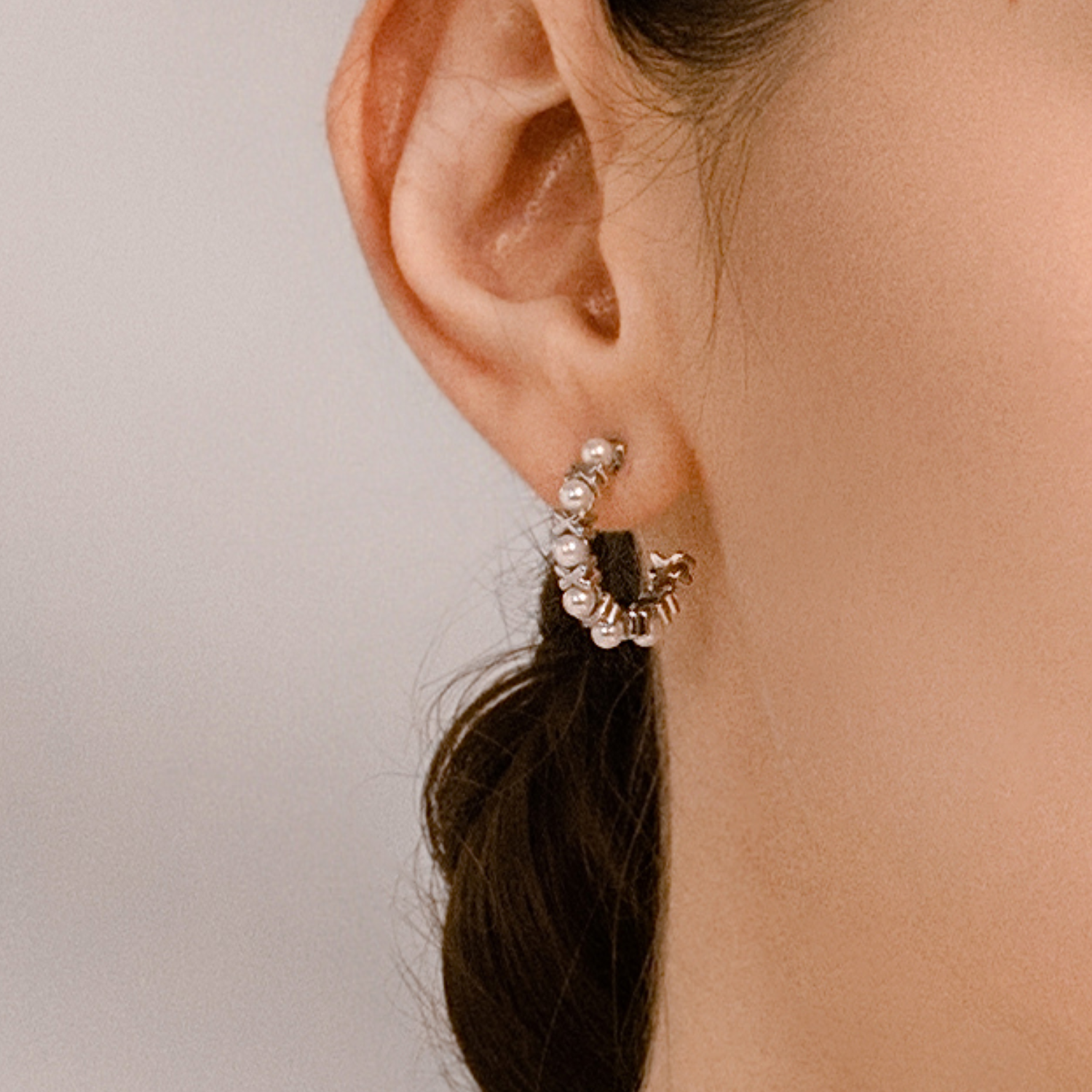 Scissor Rock Hoop Earrings