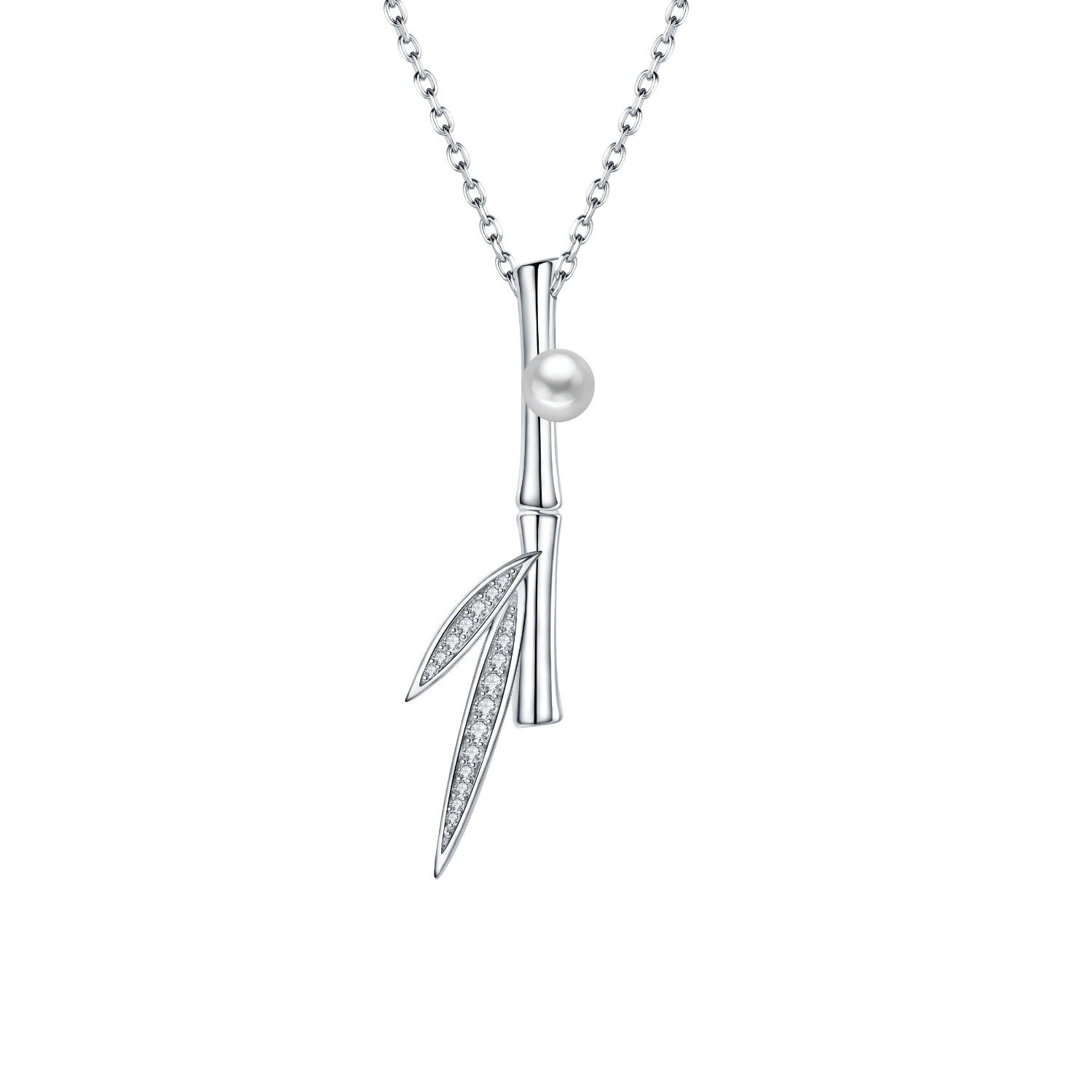 Bamboo Pendant Necklace