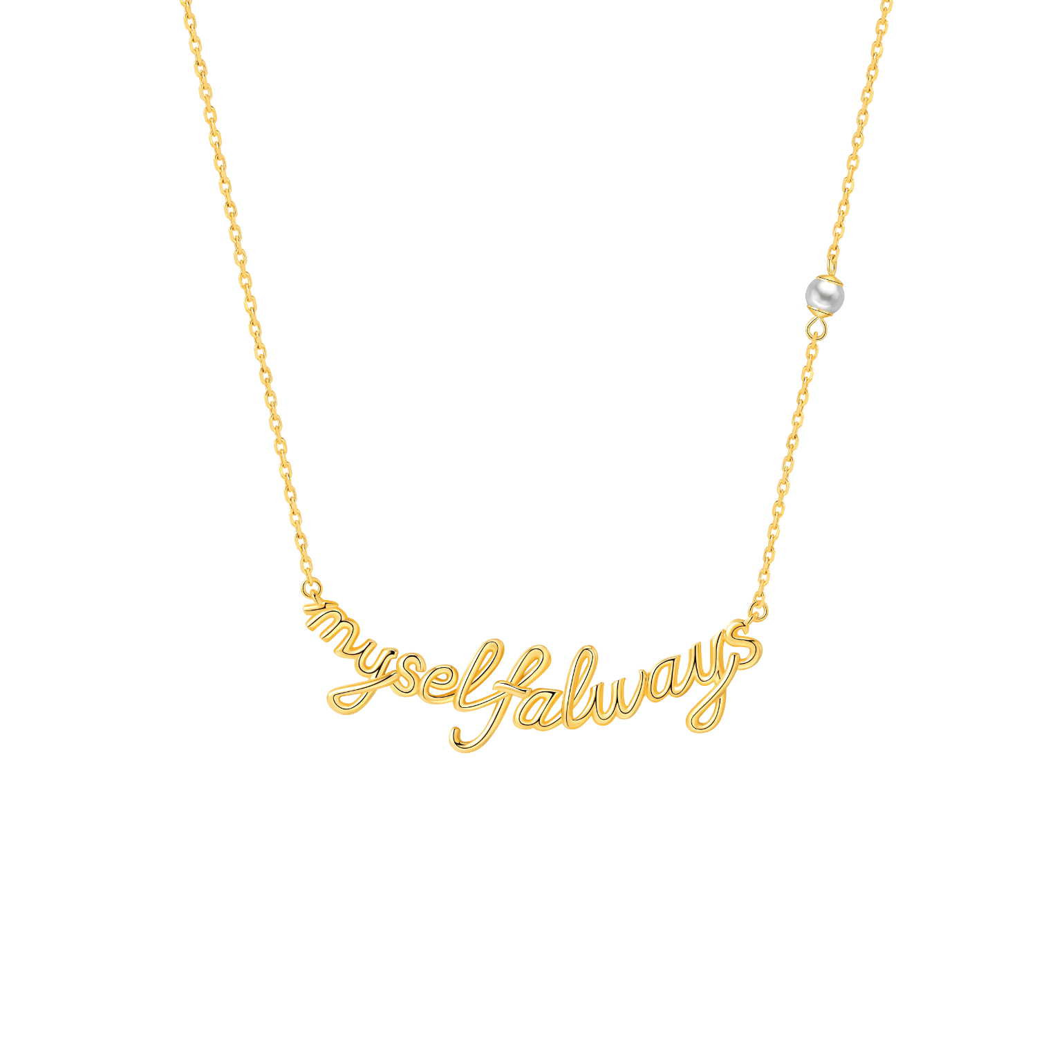Myself Always Pendant Necklace