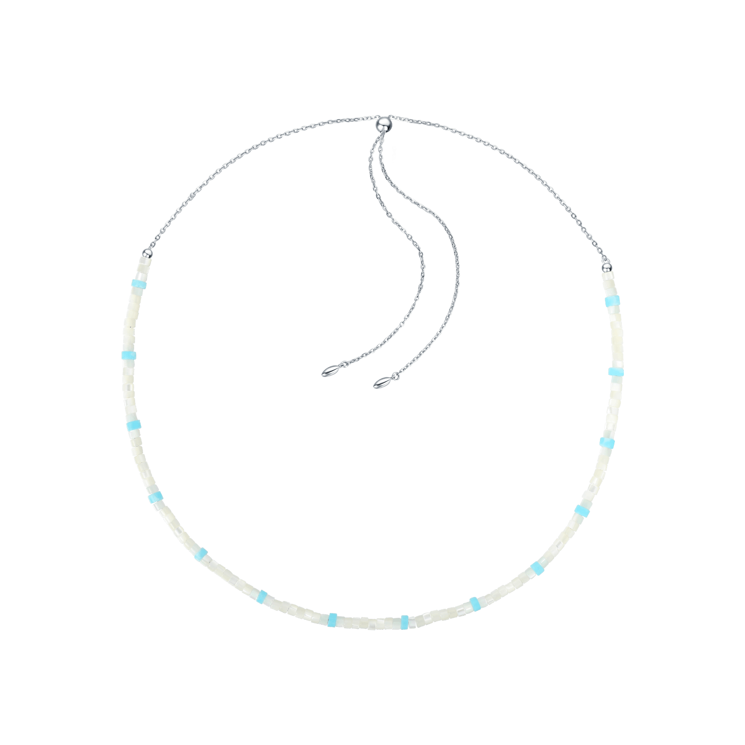 Moon Lake Beaded Necklace