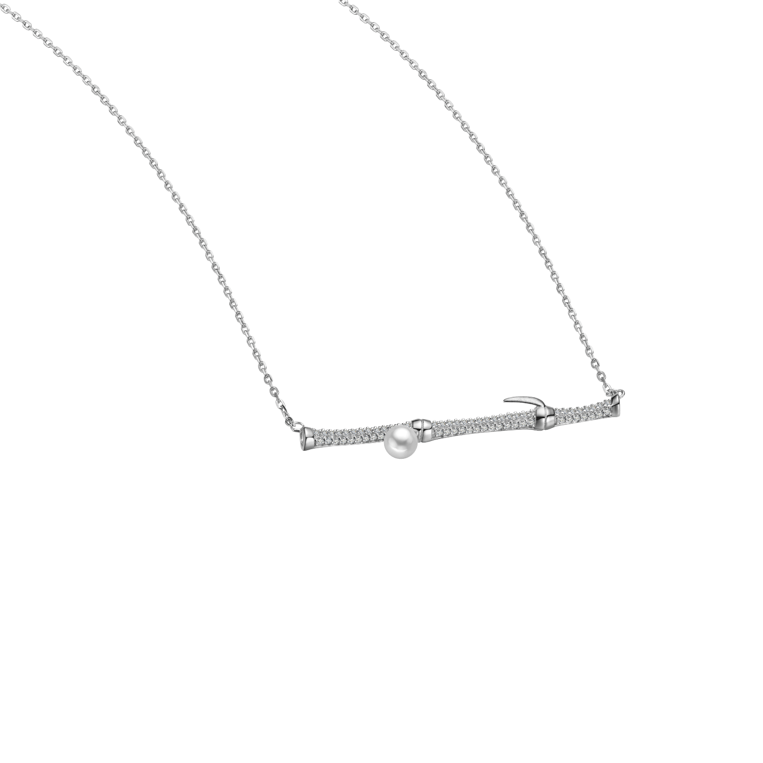 Bamboo Pendant Necklace