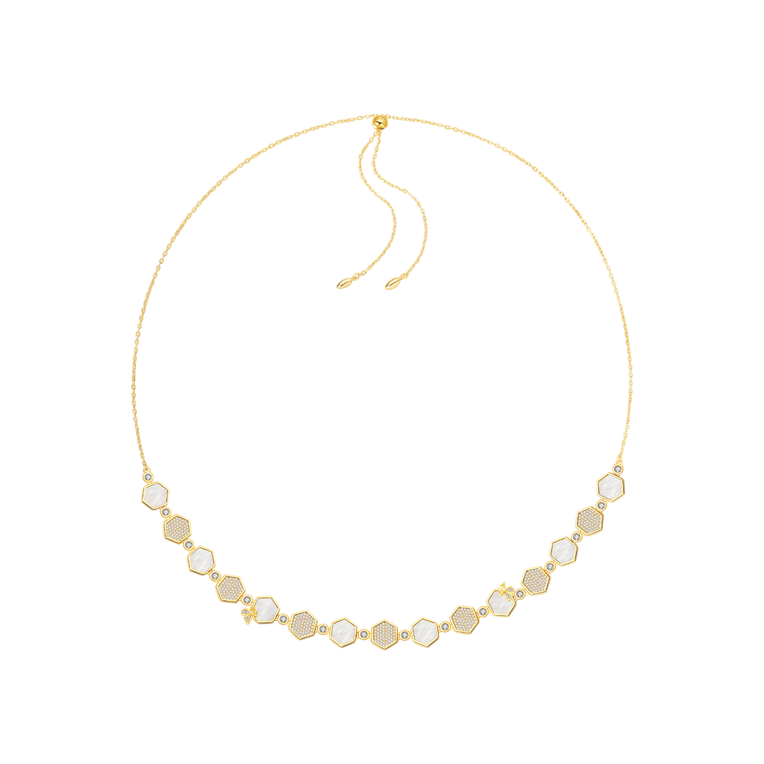 Honeycomb Choker Necklace