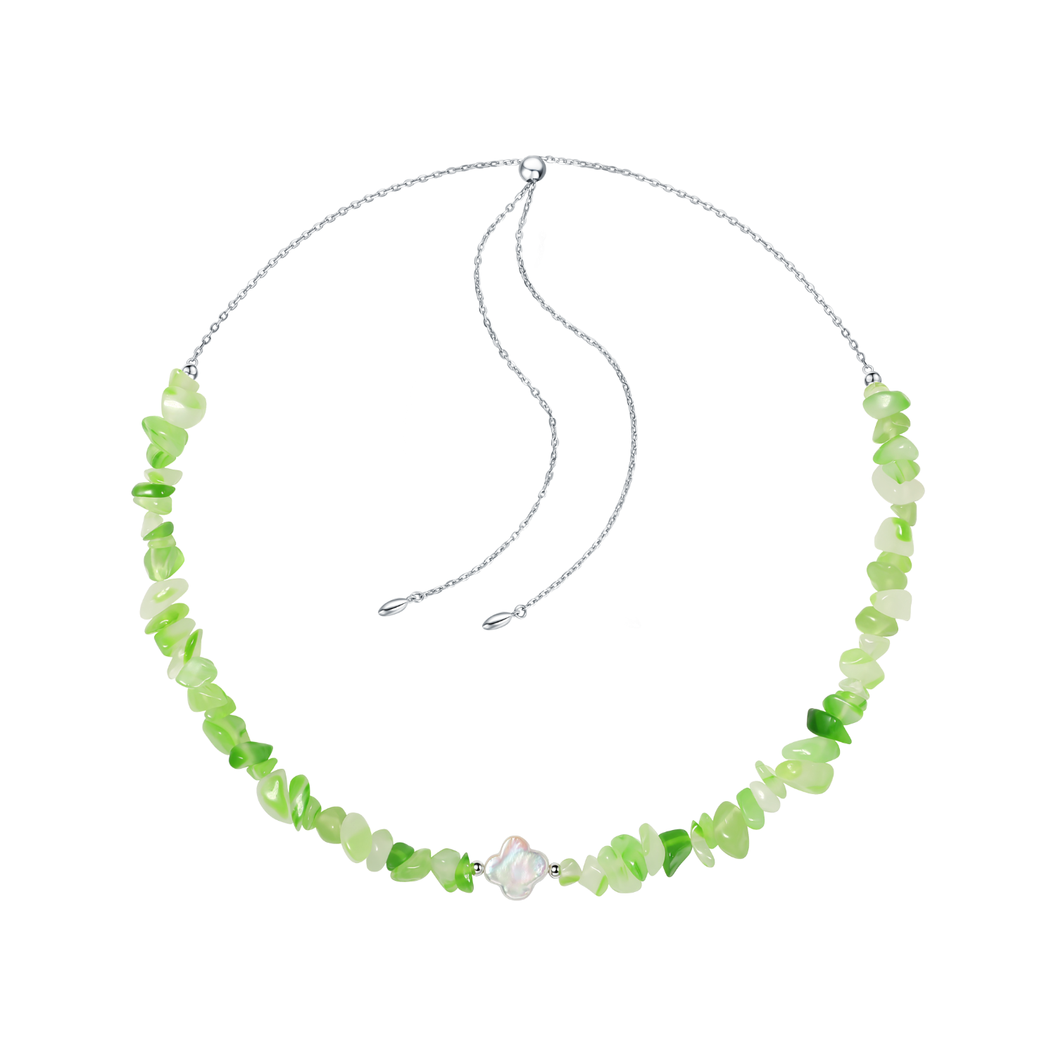 青梅煮酒項鍊(四葉珠)