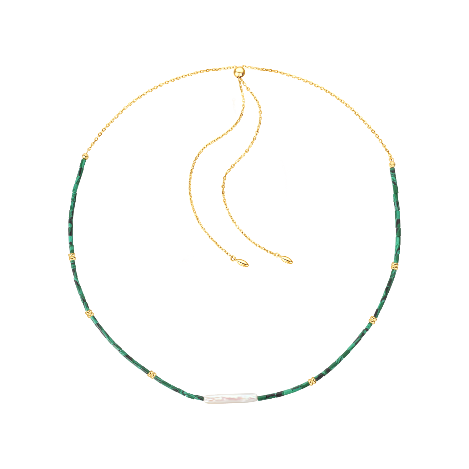 Bamboo Path Beaded Necklace
