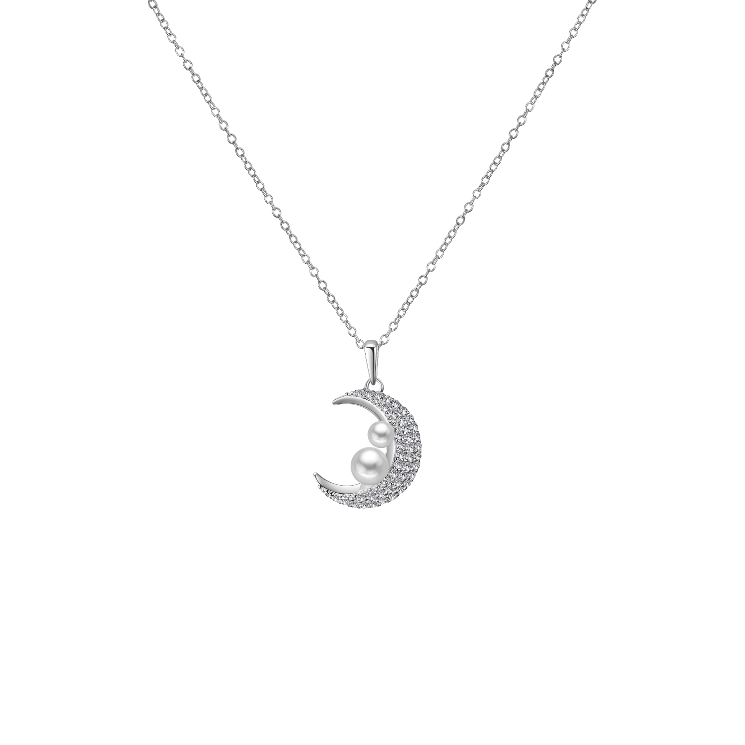 Moon Pendant Necklace