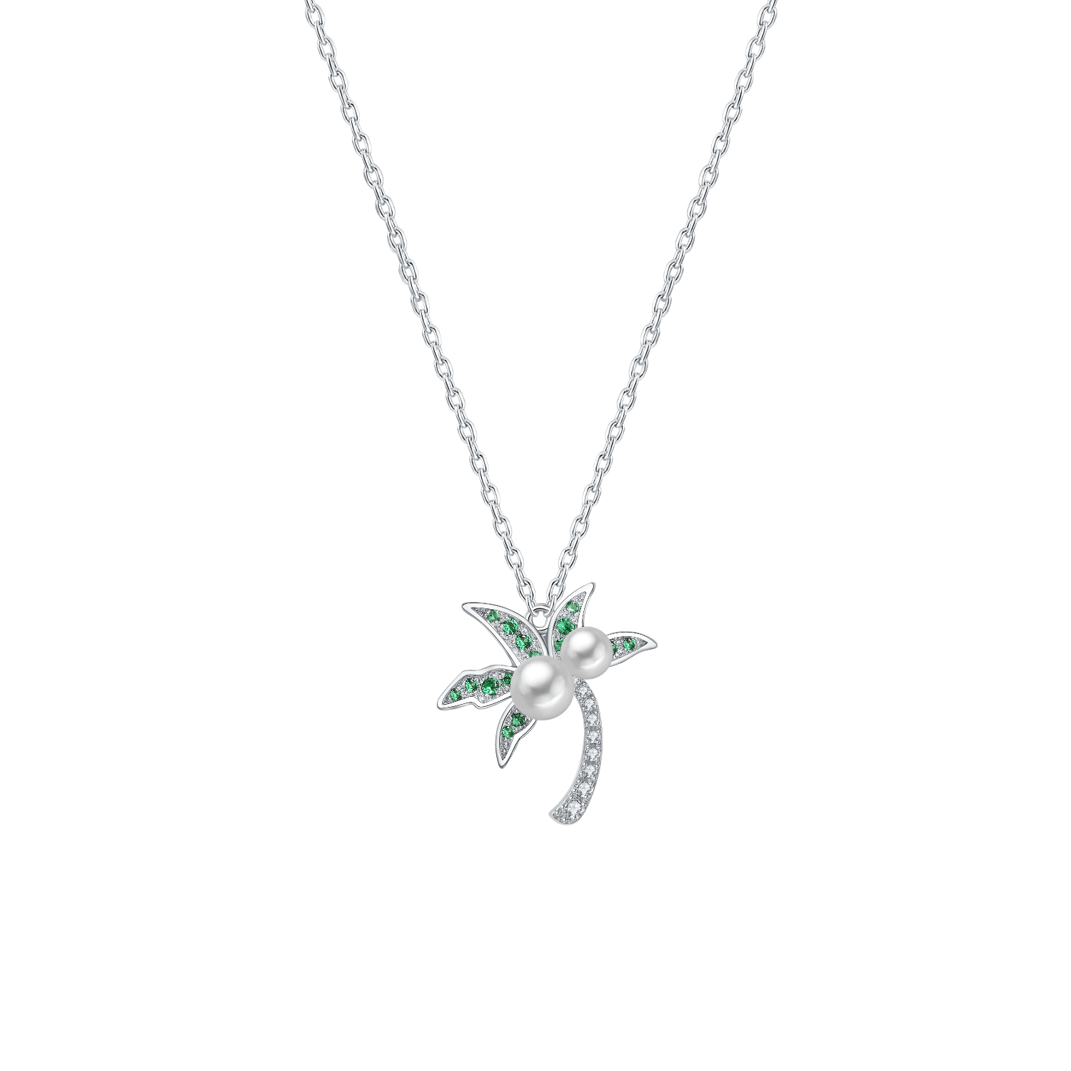 Tiffany palm sales tree necklace