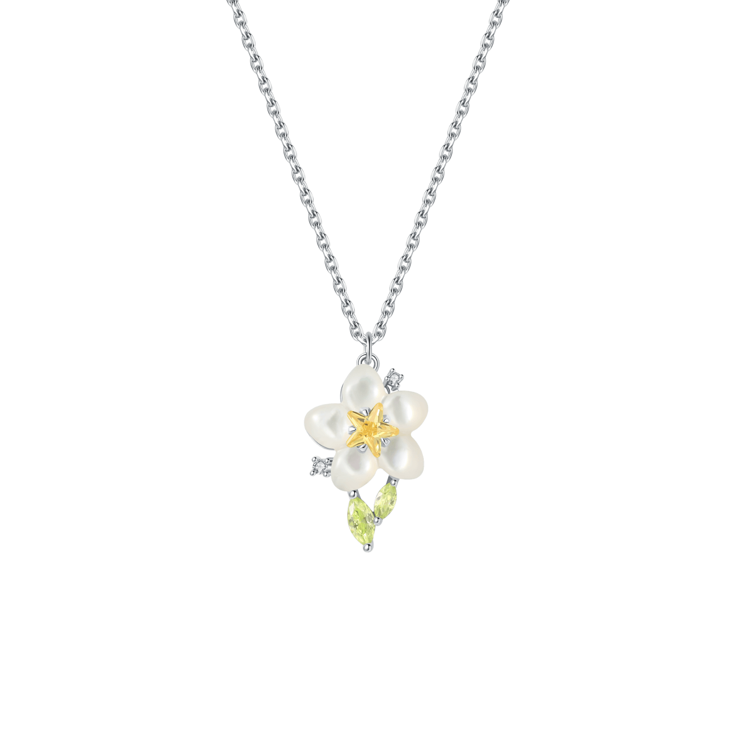 Pear Blossom Pendant Necklace