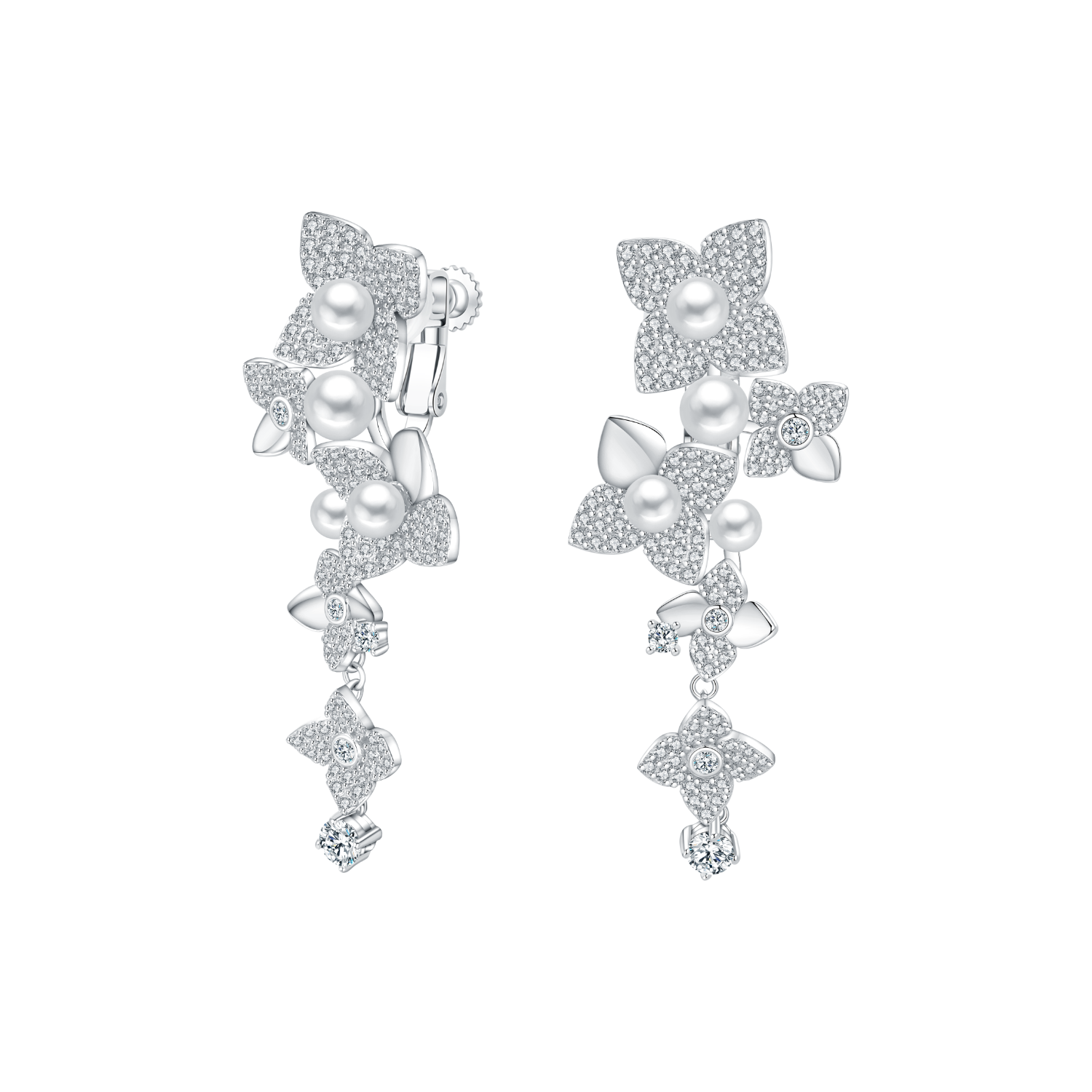 Hydrangea Drop Earrings (Multiple)