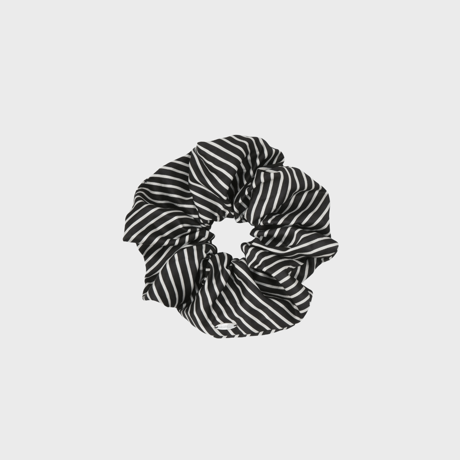 Stripe Shell Extra Large Scrunchie (Simple & Oval)