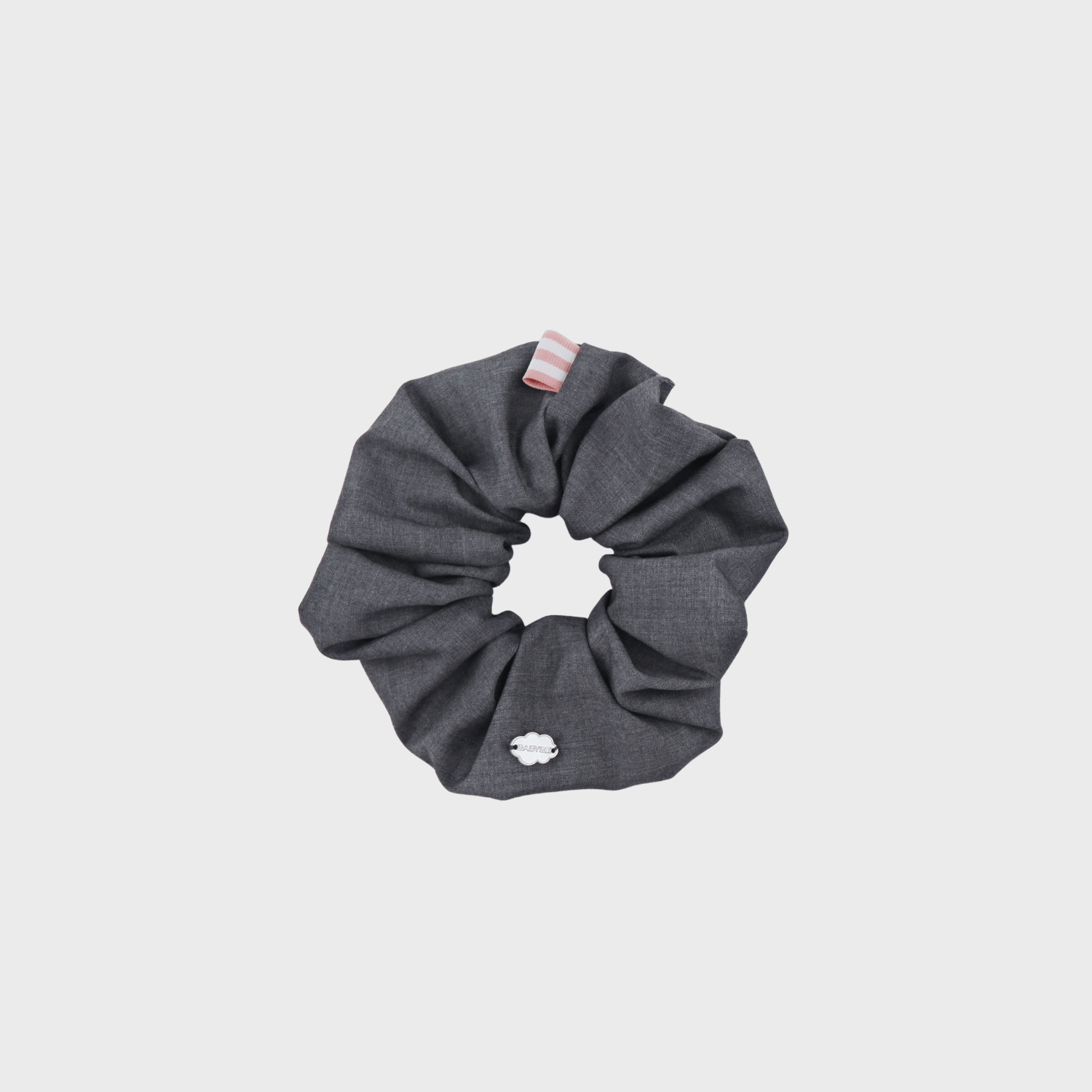 Suiting Shell Large Scrunchie (Stripe & Cloud)