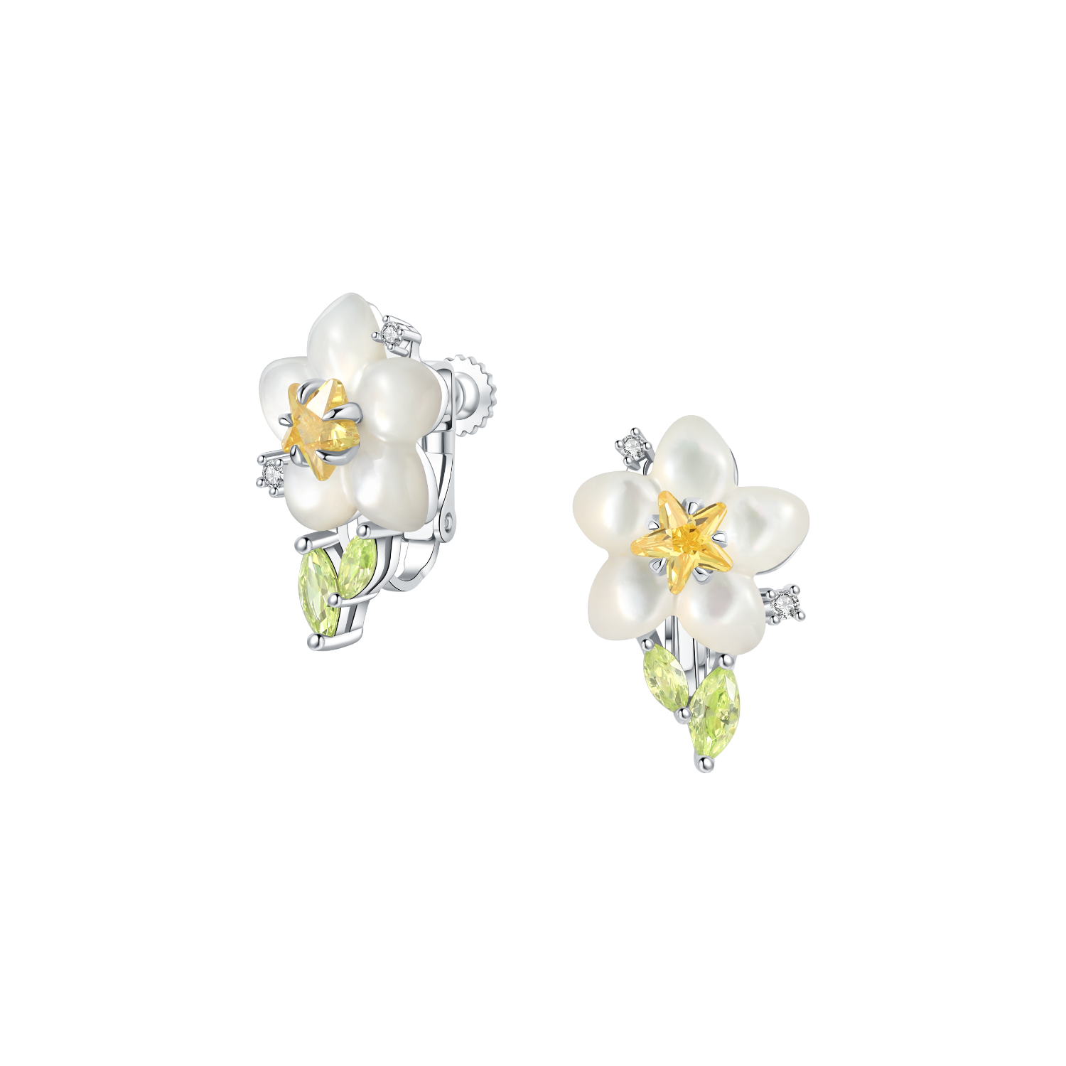 Pear Blossom Stud Earrings