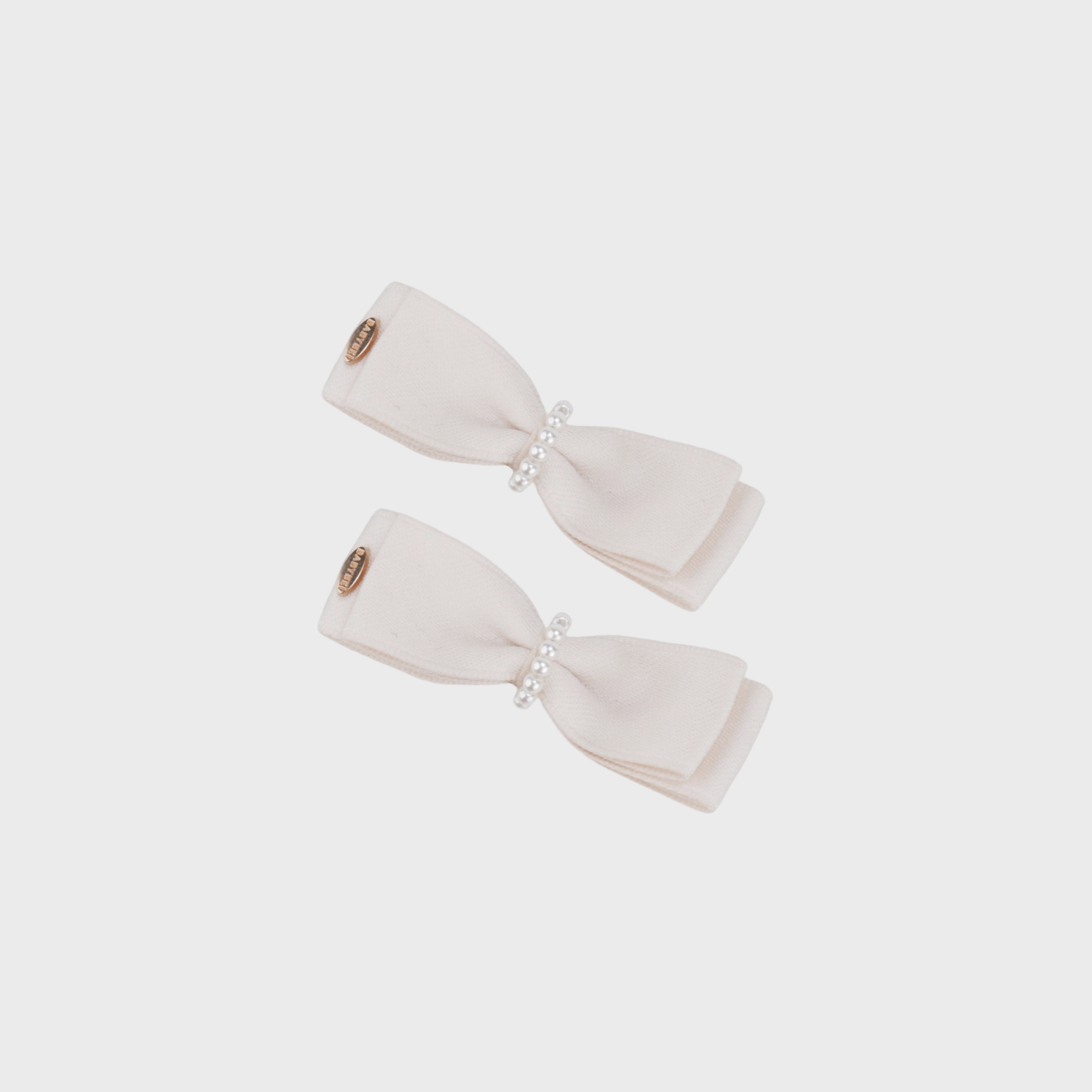 织织珍珠中号鸭嘴夹(包腰单串珠)