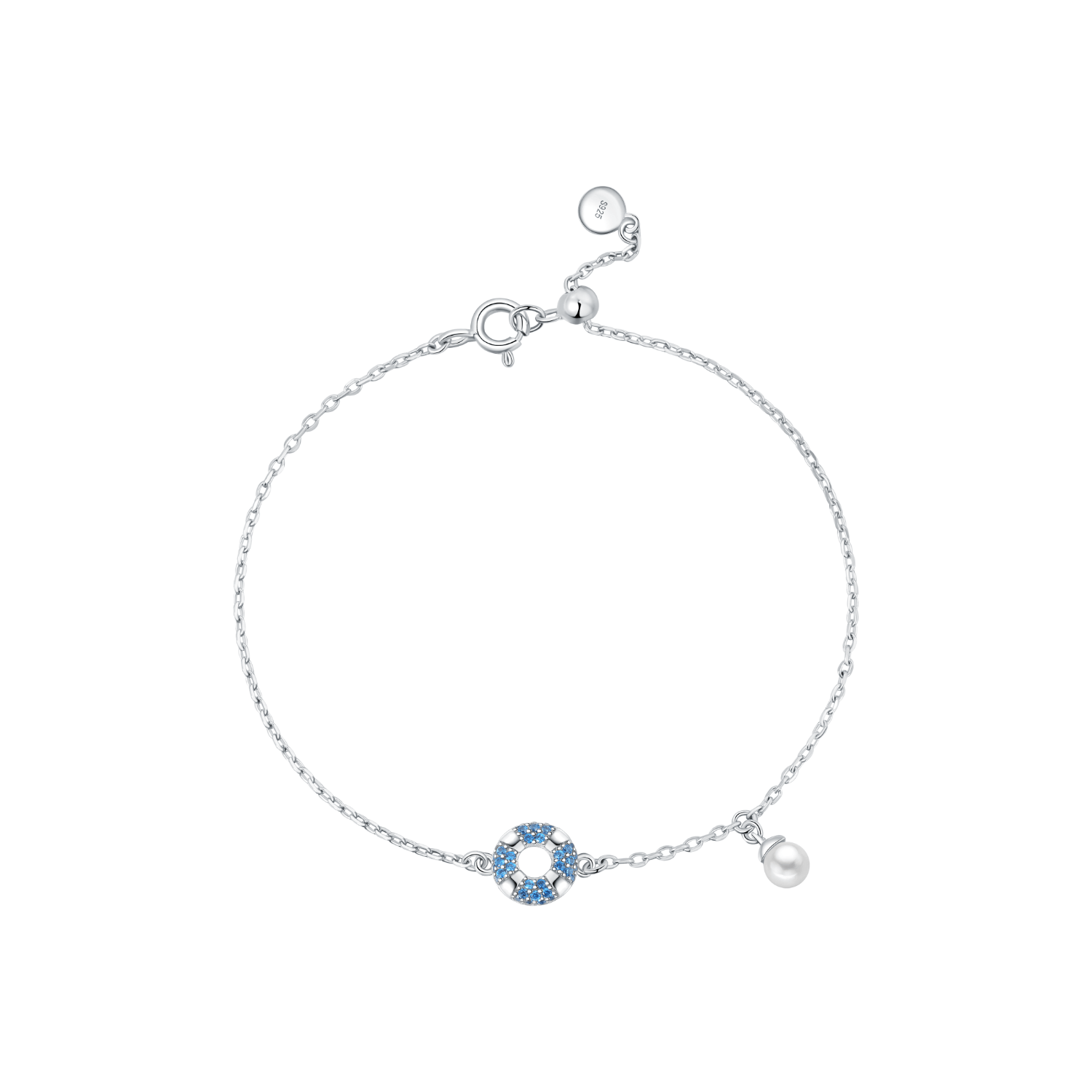 Little Ocean Pave Bracelet