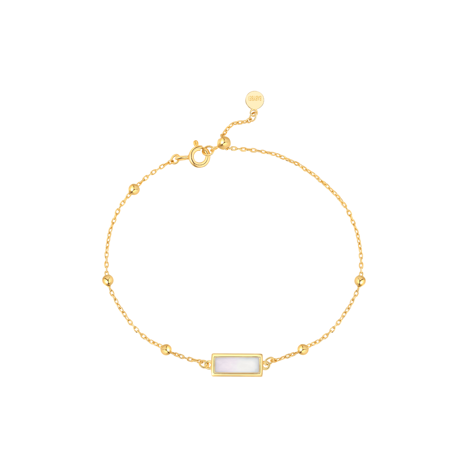Little Golden Beans Inlaid Bracelet