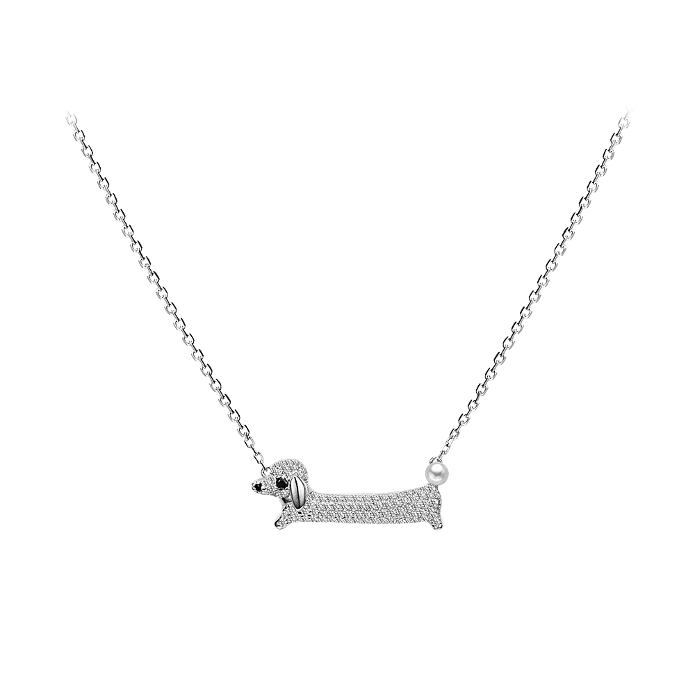 Puppy Pendant Necklace