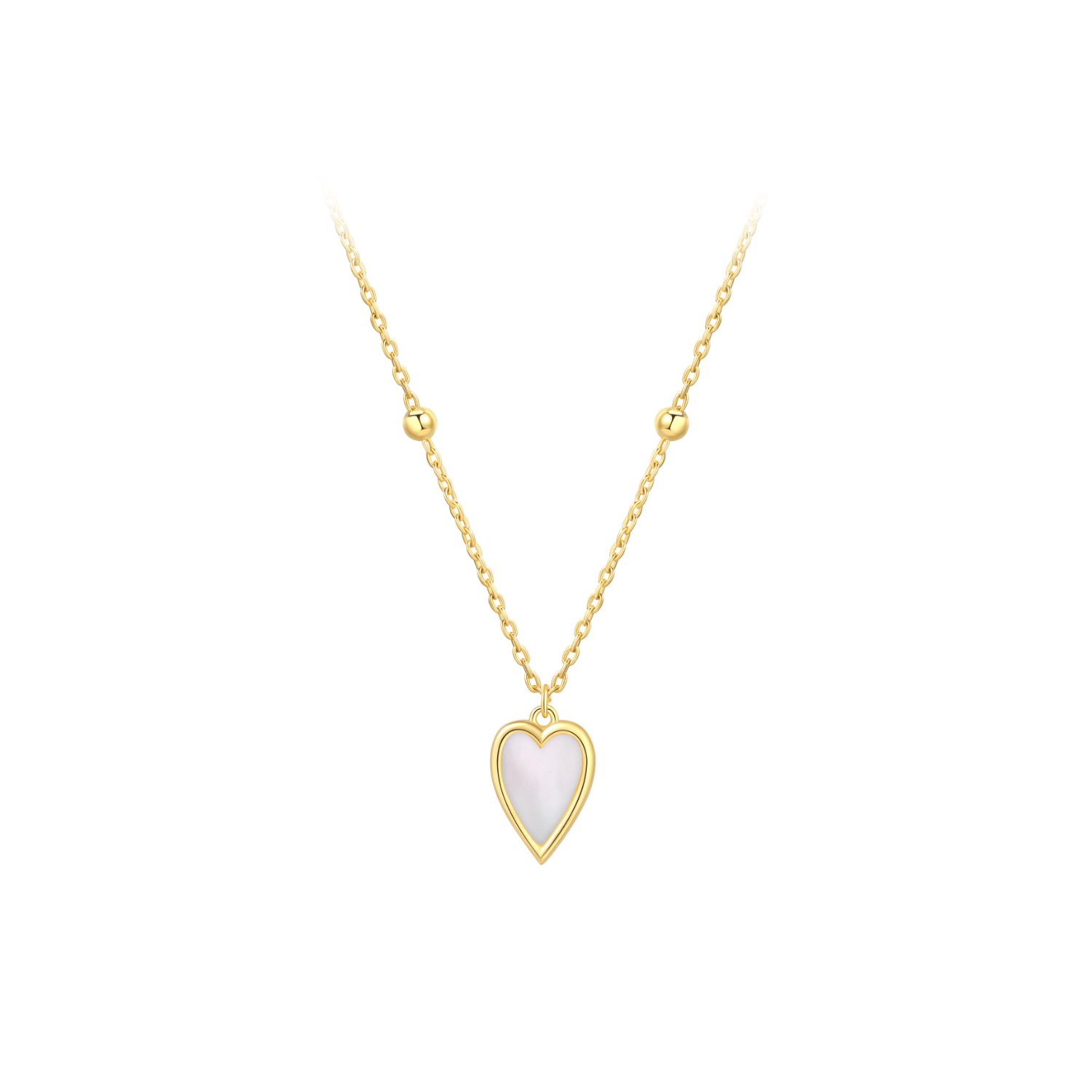 Little Golden Beans Pendant Necklace