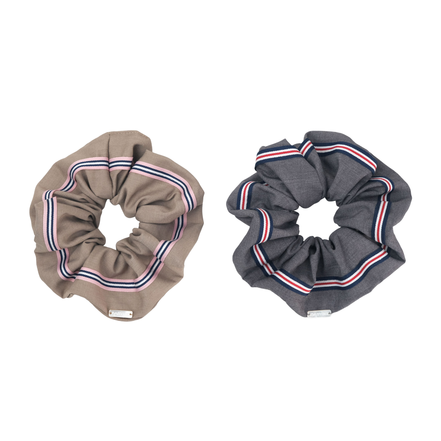 Suiting Shell Large Scrunchie (Striped & Rectangle)