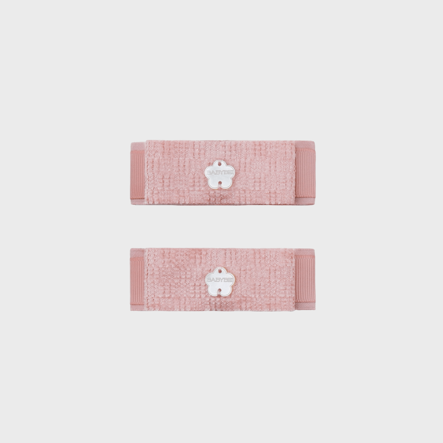Plaid Shell Medium Snap Clips (2 Layered & Flower)
