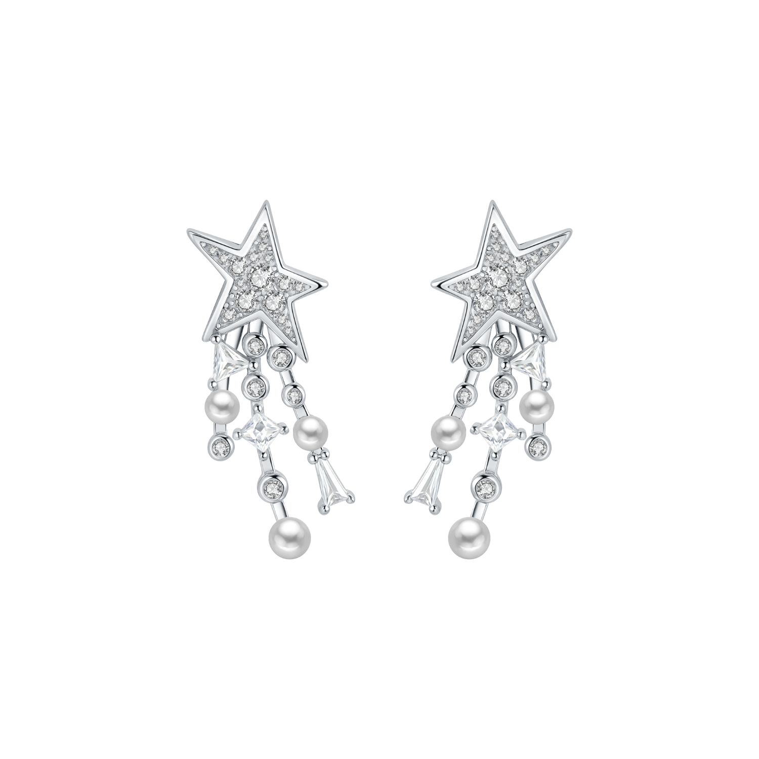 Shooting Star Stud Earrings
