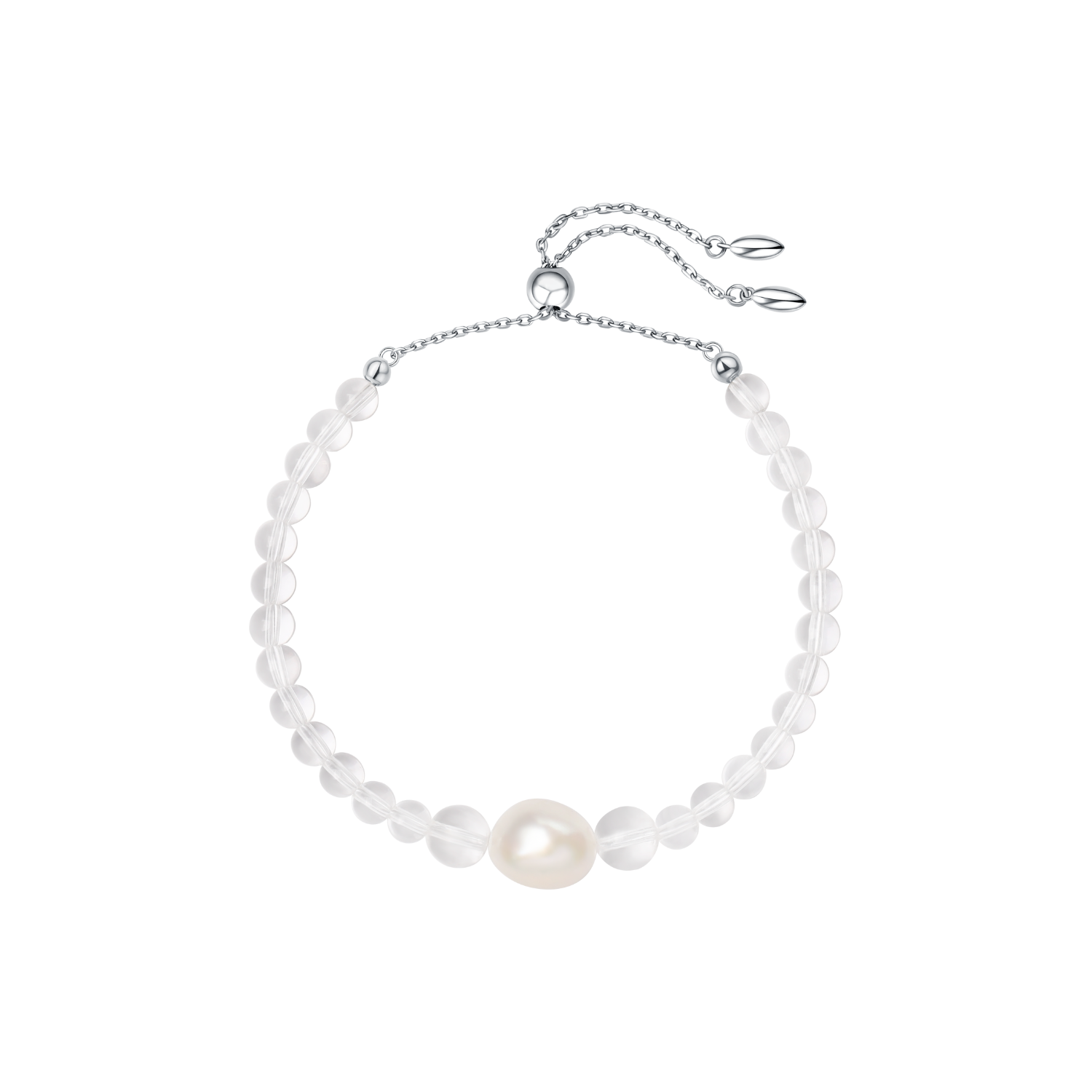 Ice-jade Purity Beaded Bracelet