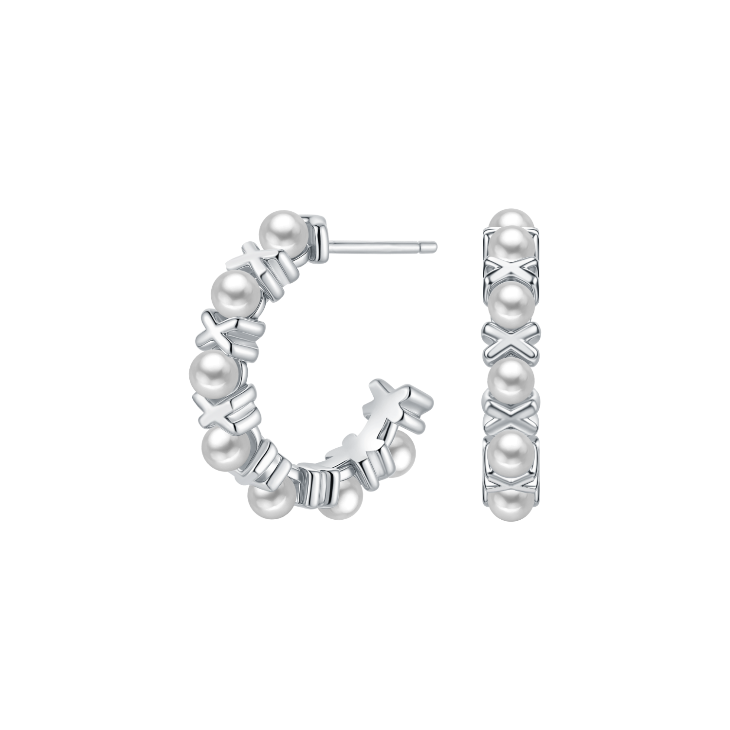 Scissor Rock Hoop Earrings