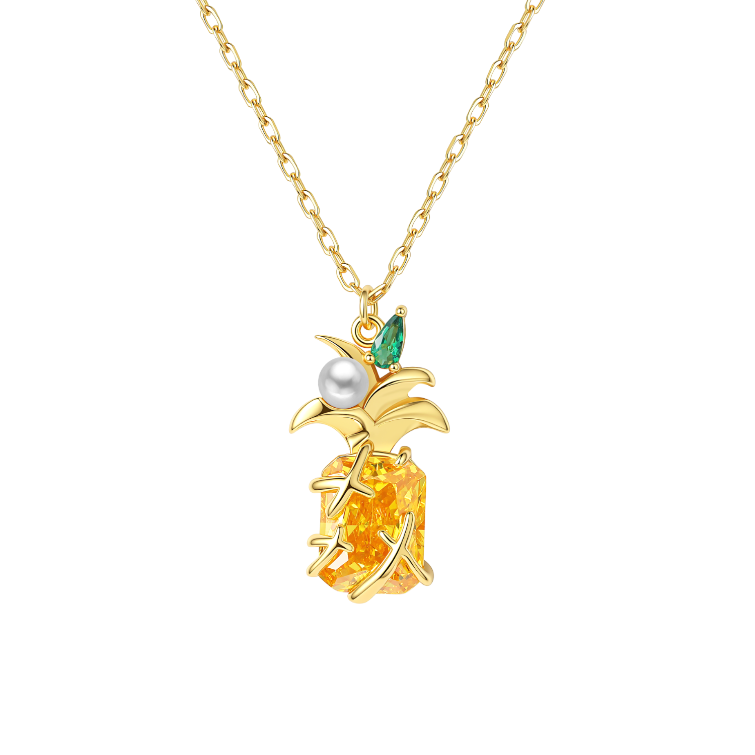 Pineapple Pendant Necklace